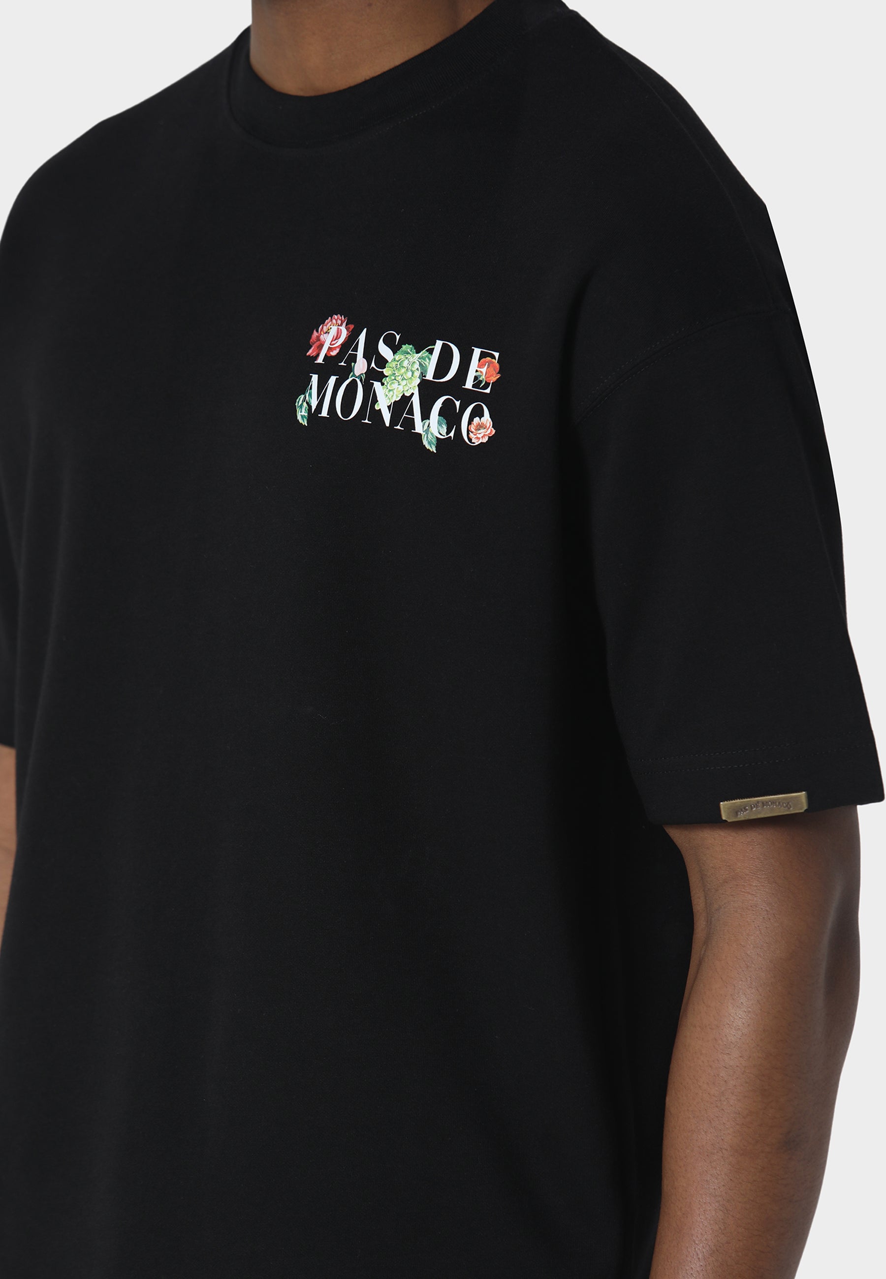 Florale Black T-Shirt