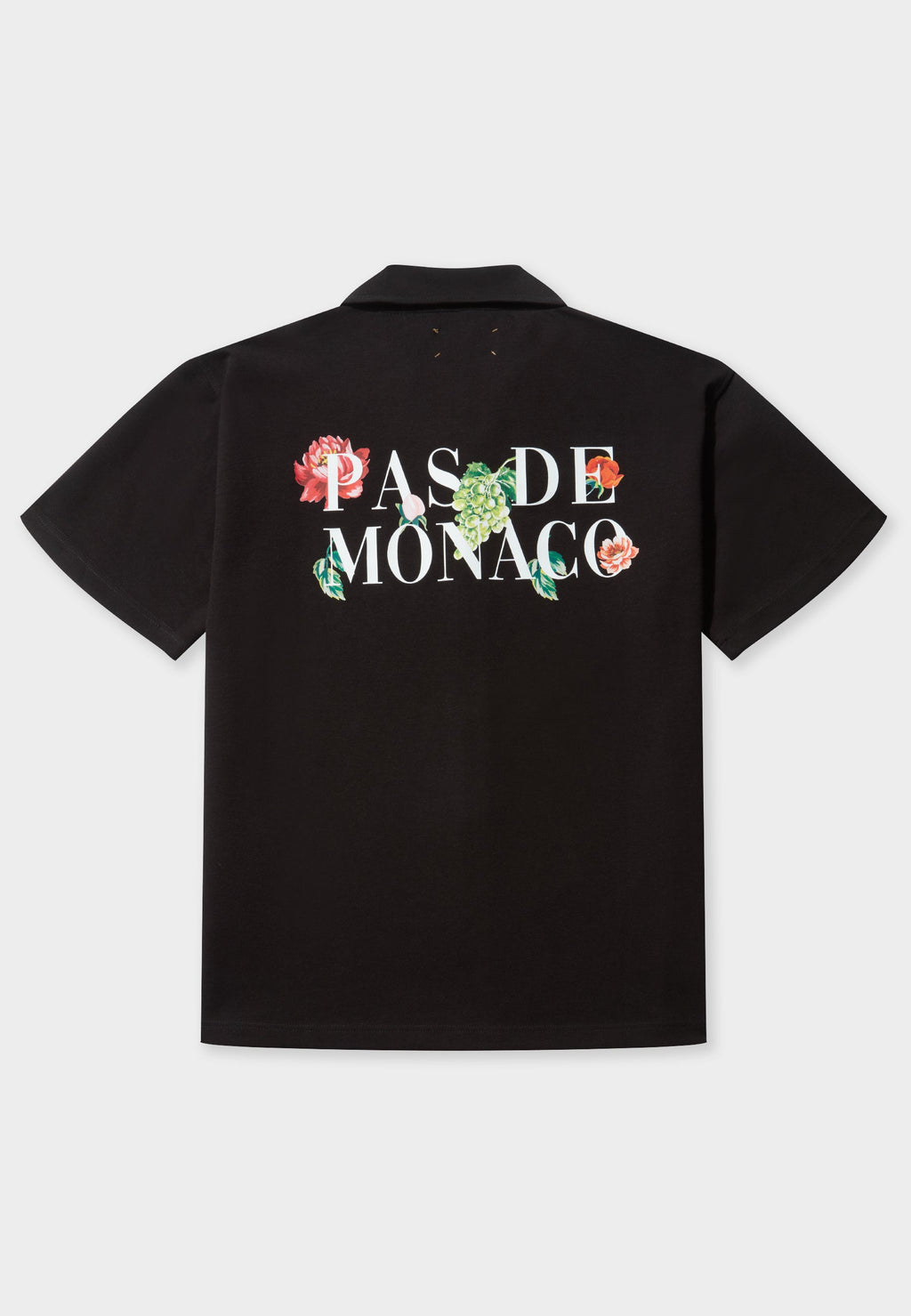 Florale Black Cuban Shirt
