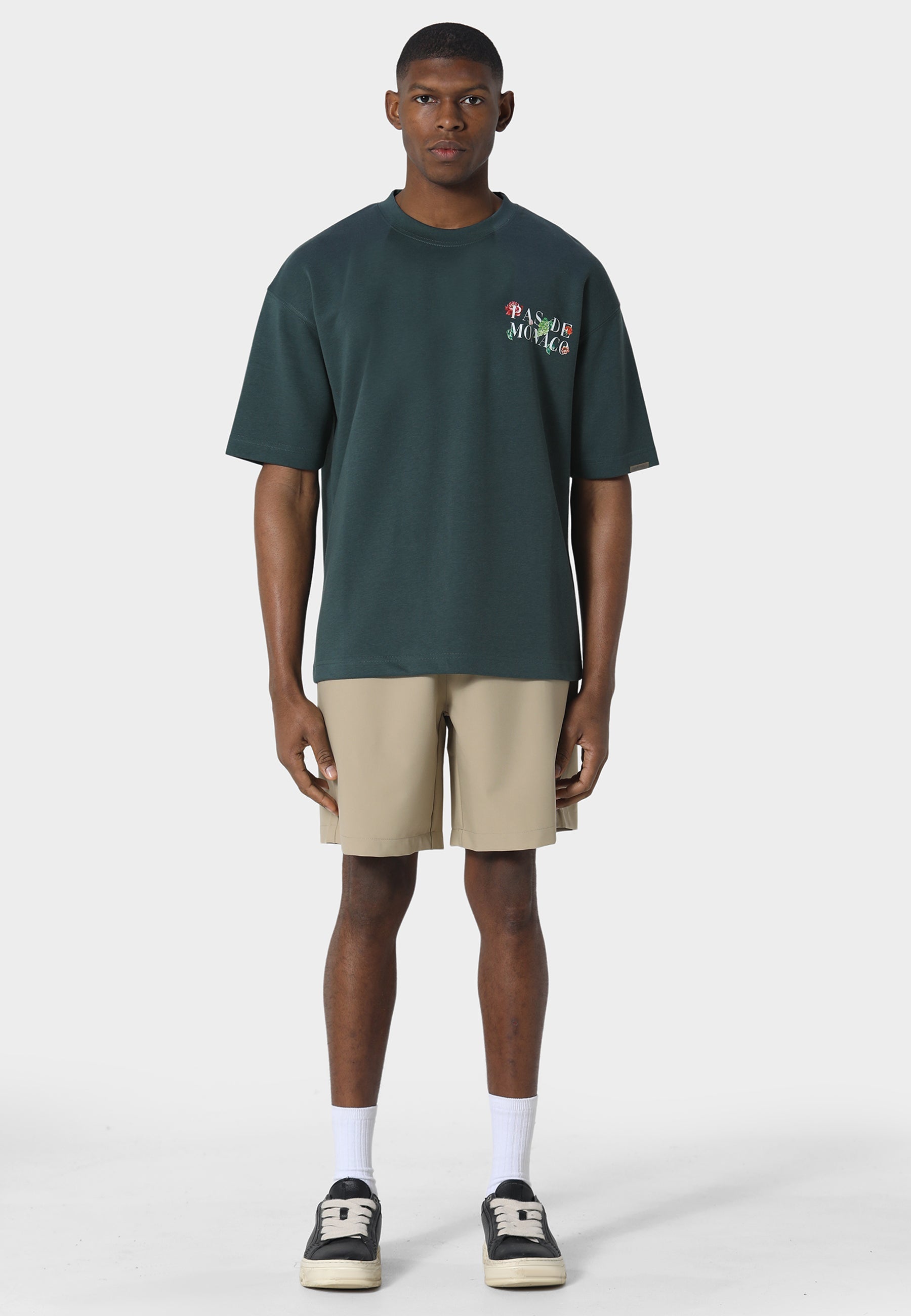Florale Forest Green T-Shirt