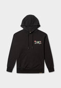 Florale Black Hoodie