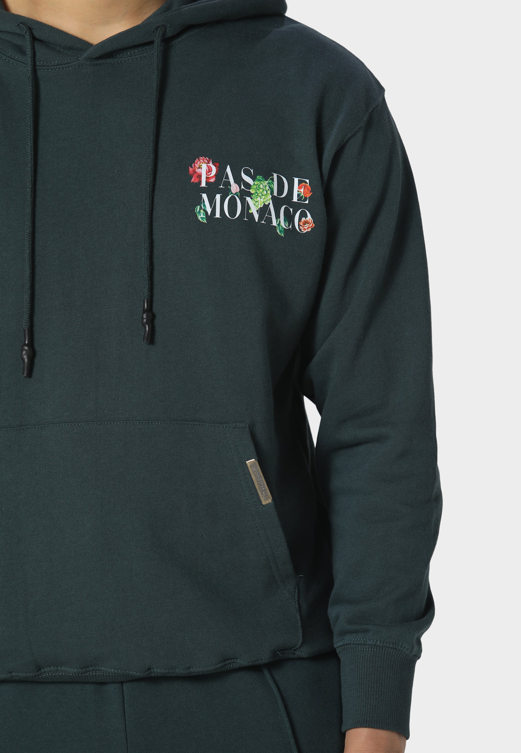 Fleuron Jardin Forest Green Hoodie