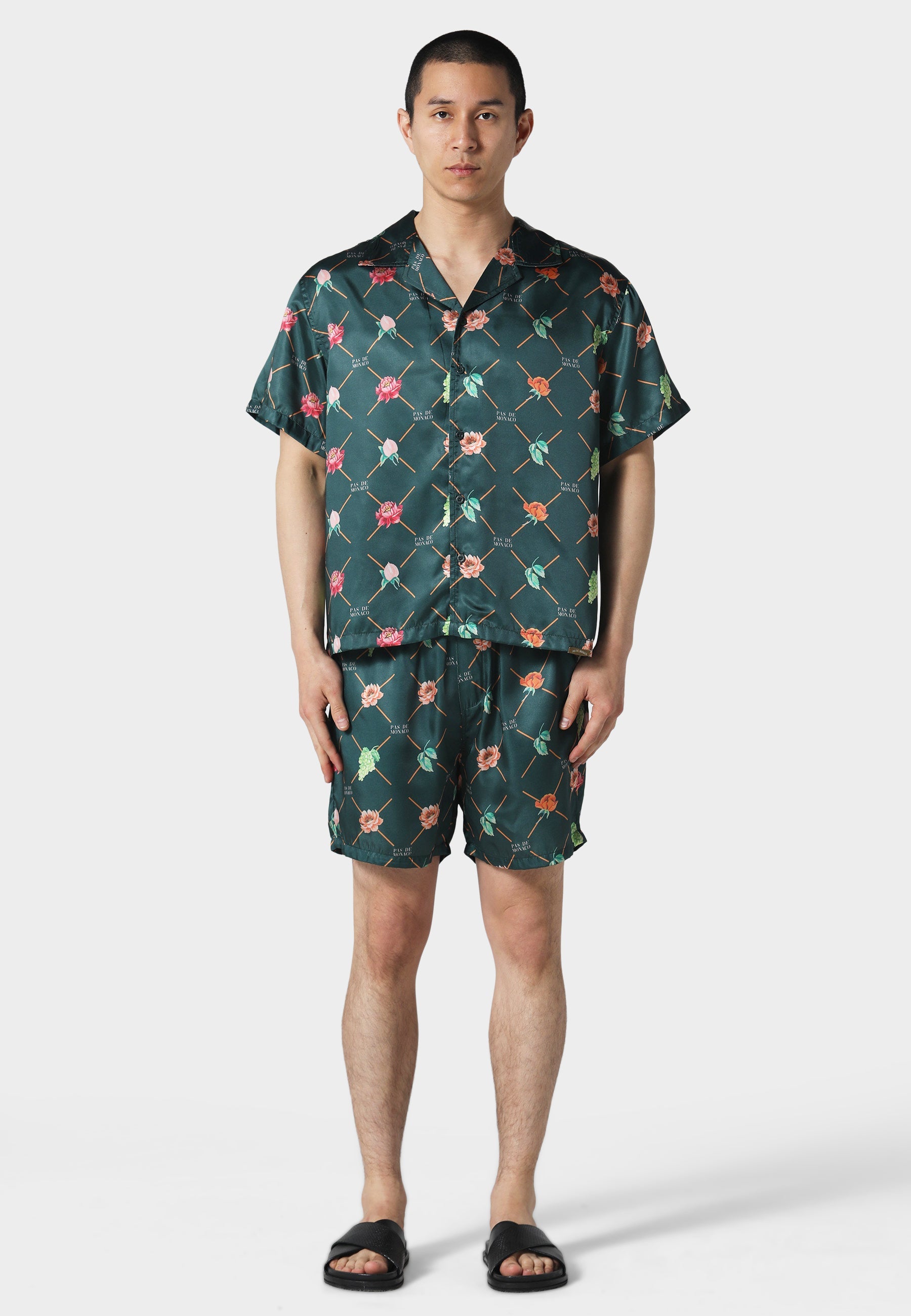 Fruit Monogram Forest Green Shirt