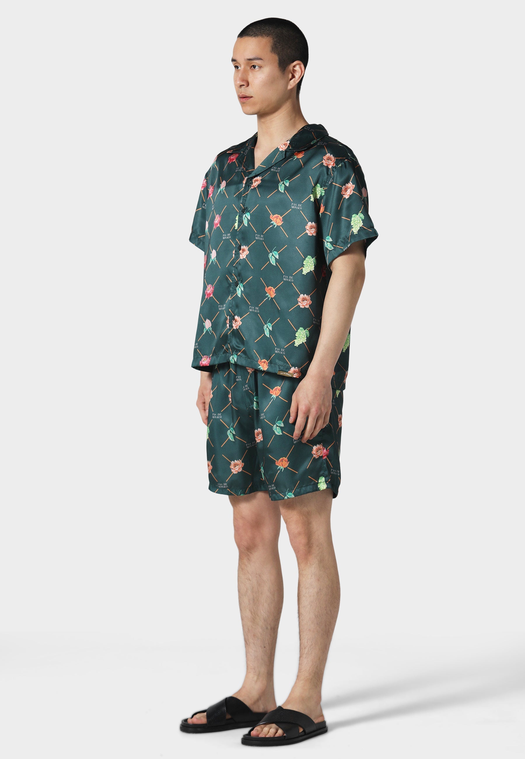 Fruit Monogram Forest Green Shirt
