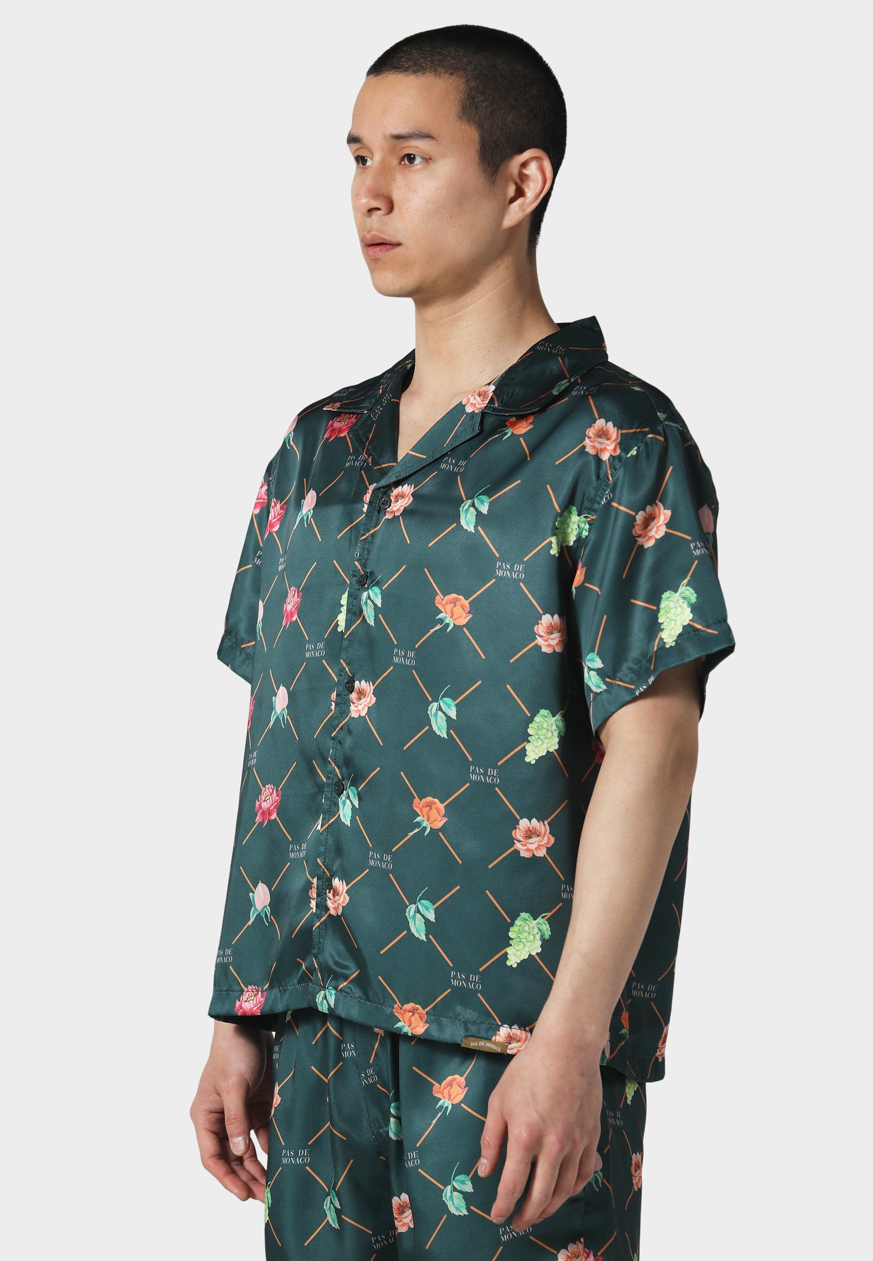 Fruit Monogram Forest Green Shirt