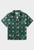 Fruit Monogram Forest Green Shirt