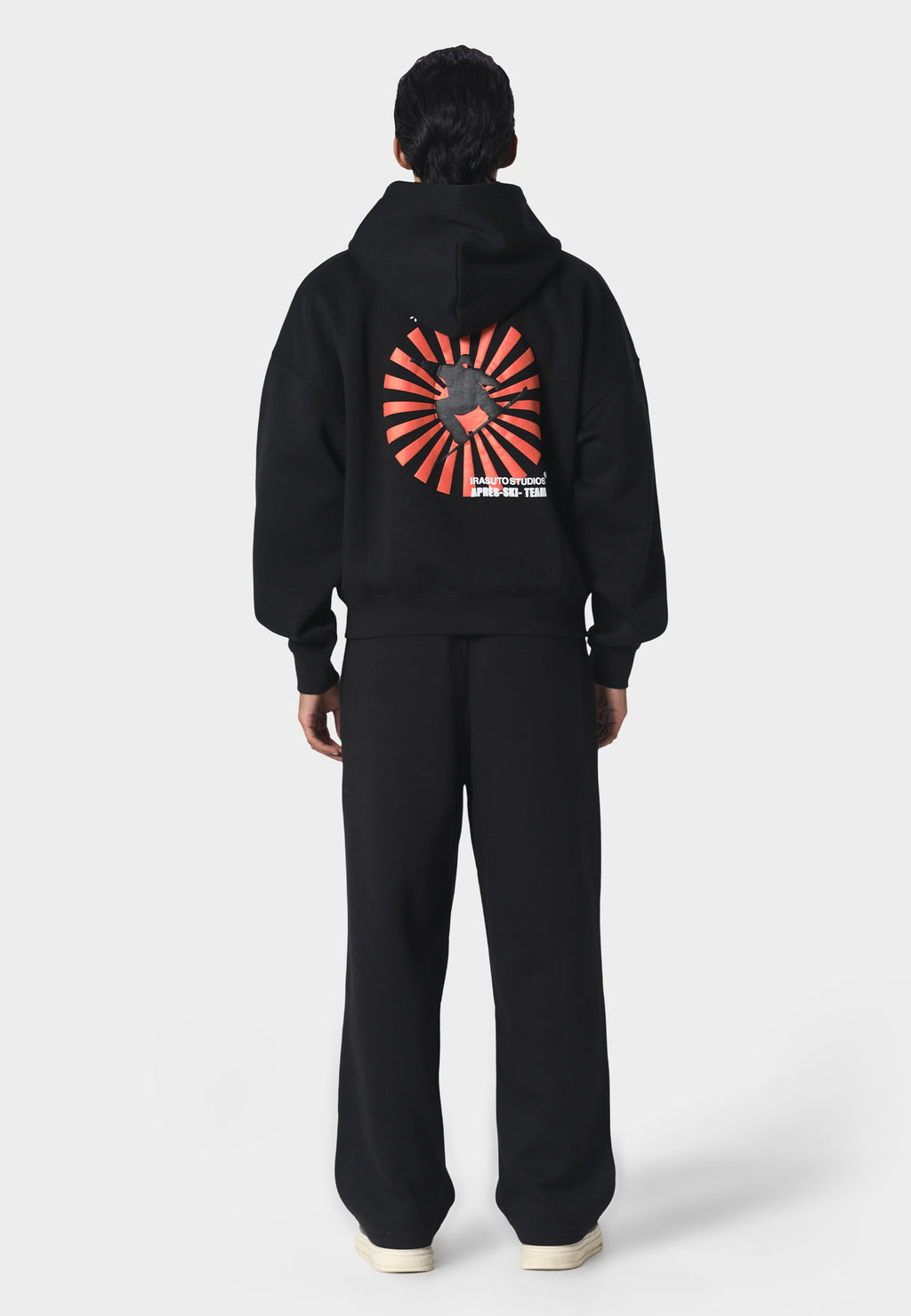 Giosk Zip Hoodie Black