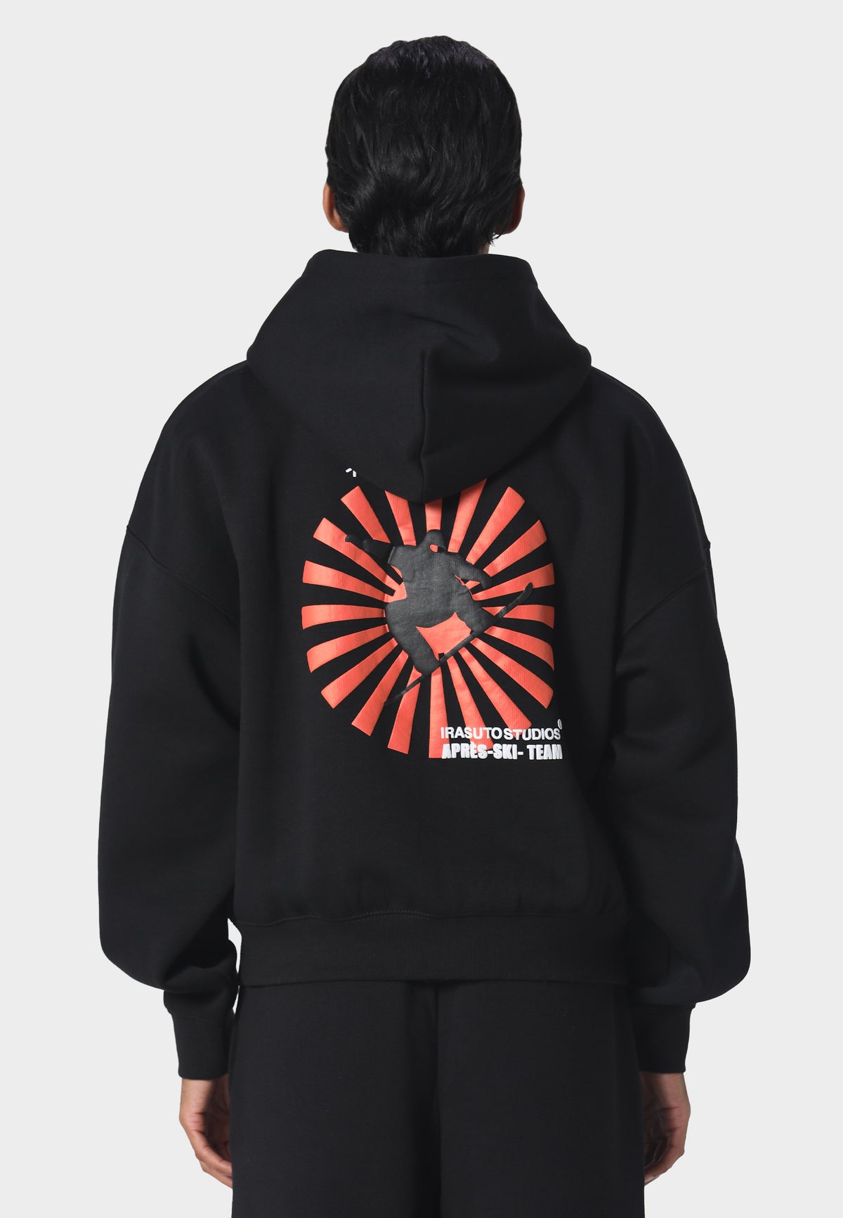 Giosk Zip Hoodie Black