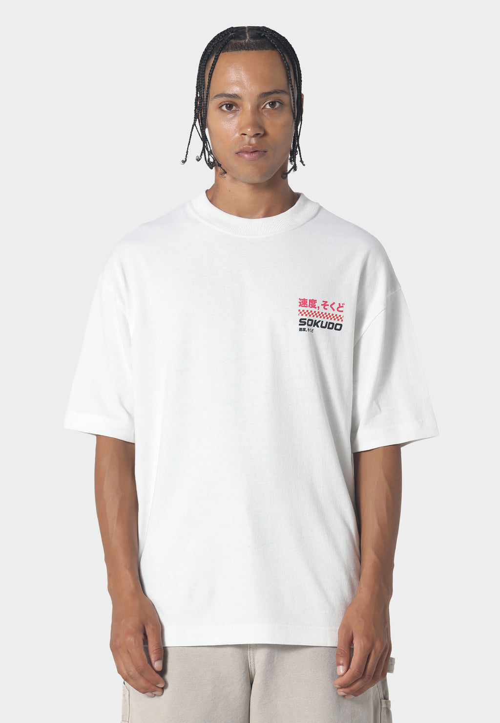 Griddo T-Shirt Washed White
