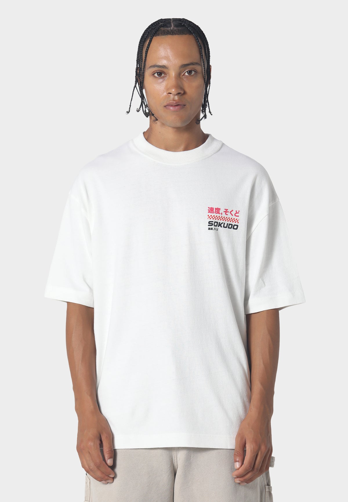 Griddo T-Shirt Washed White