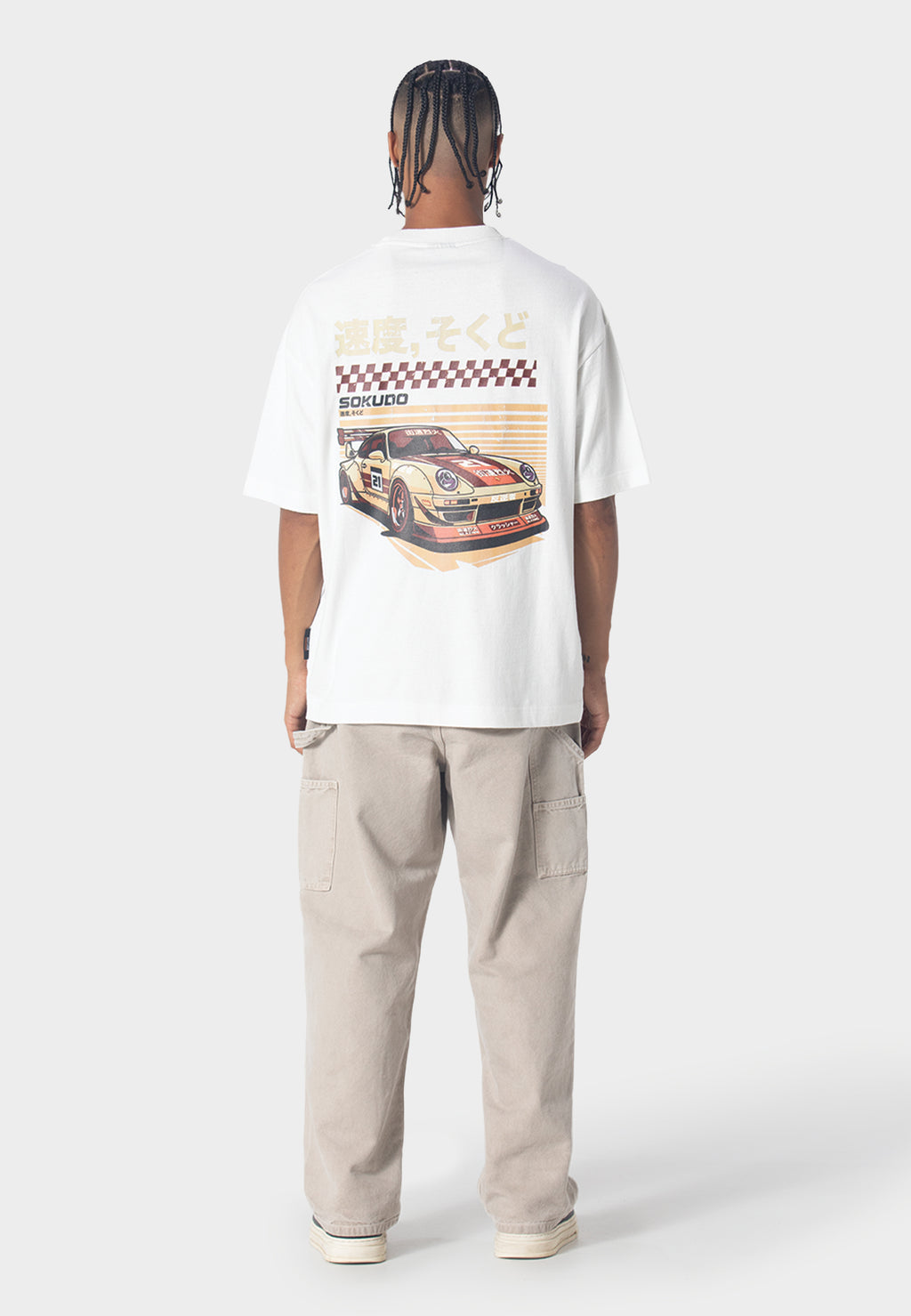 Griddo T-Shirt Washed White