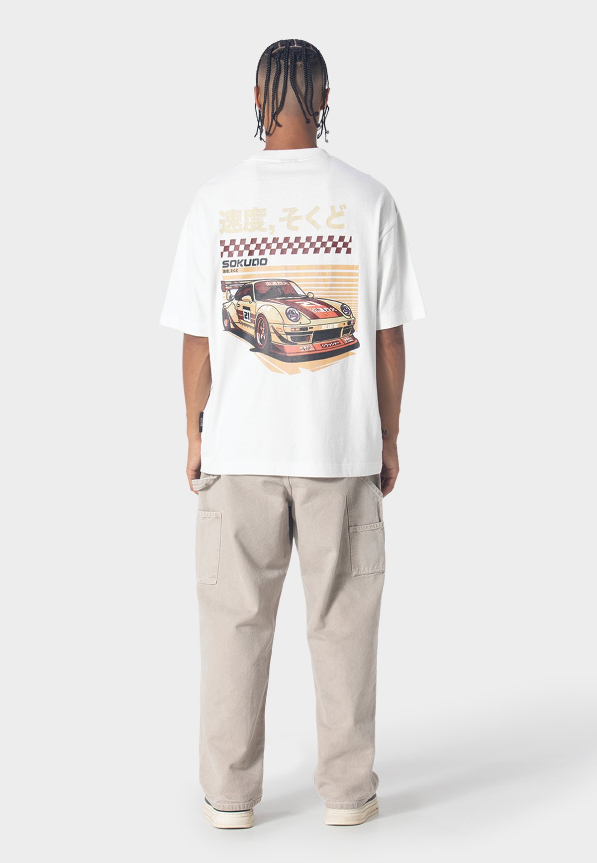 Griddo T-Shirt Washed White