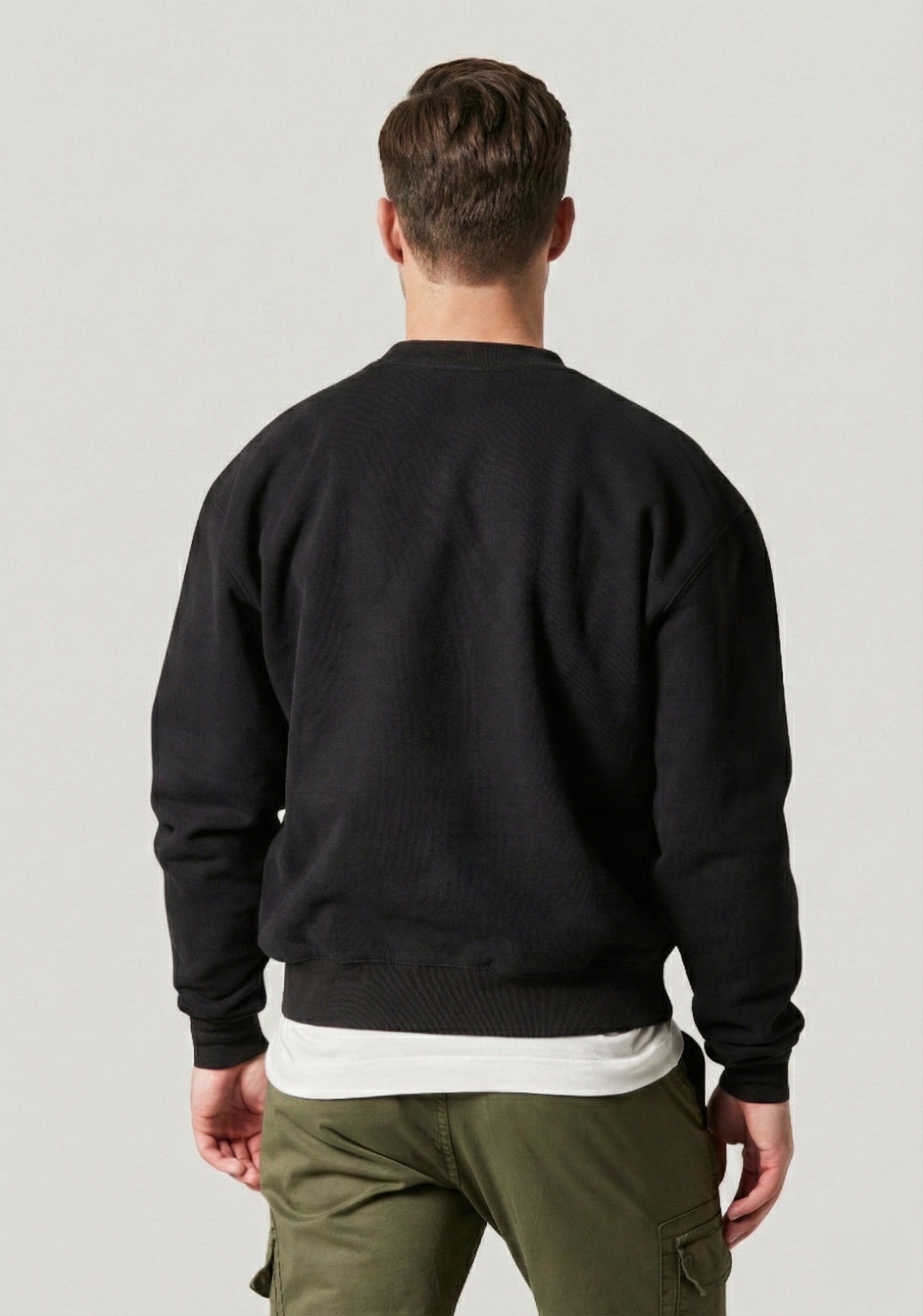 Bardell Black Oversized Sweatshirt