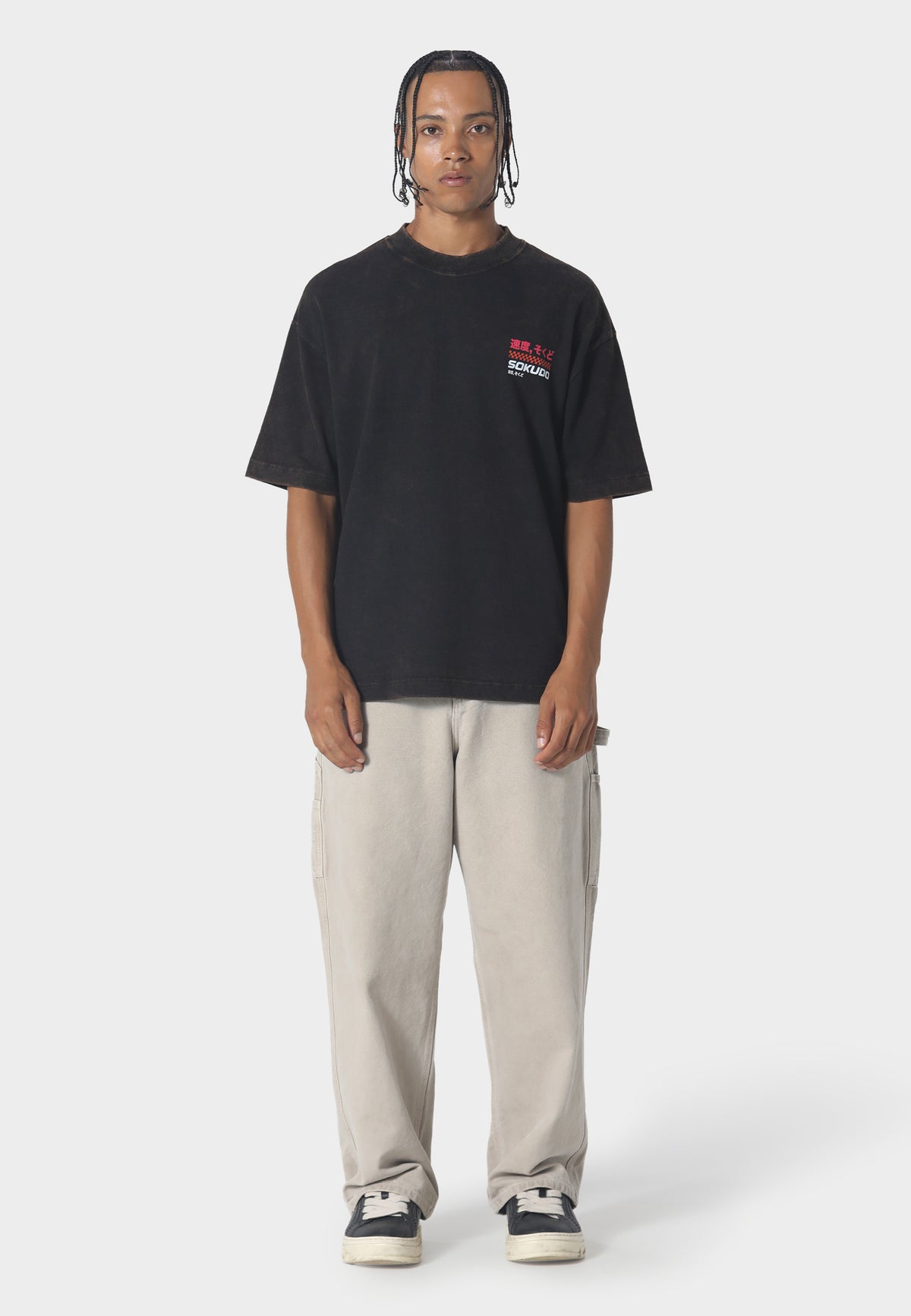 Hashiriya T-Shirt Washed Black