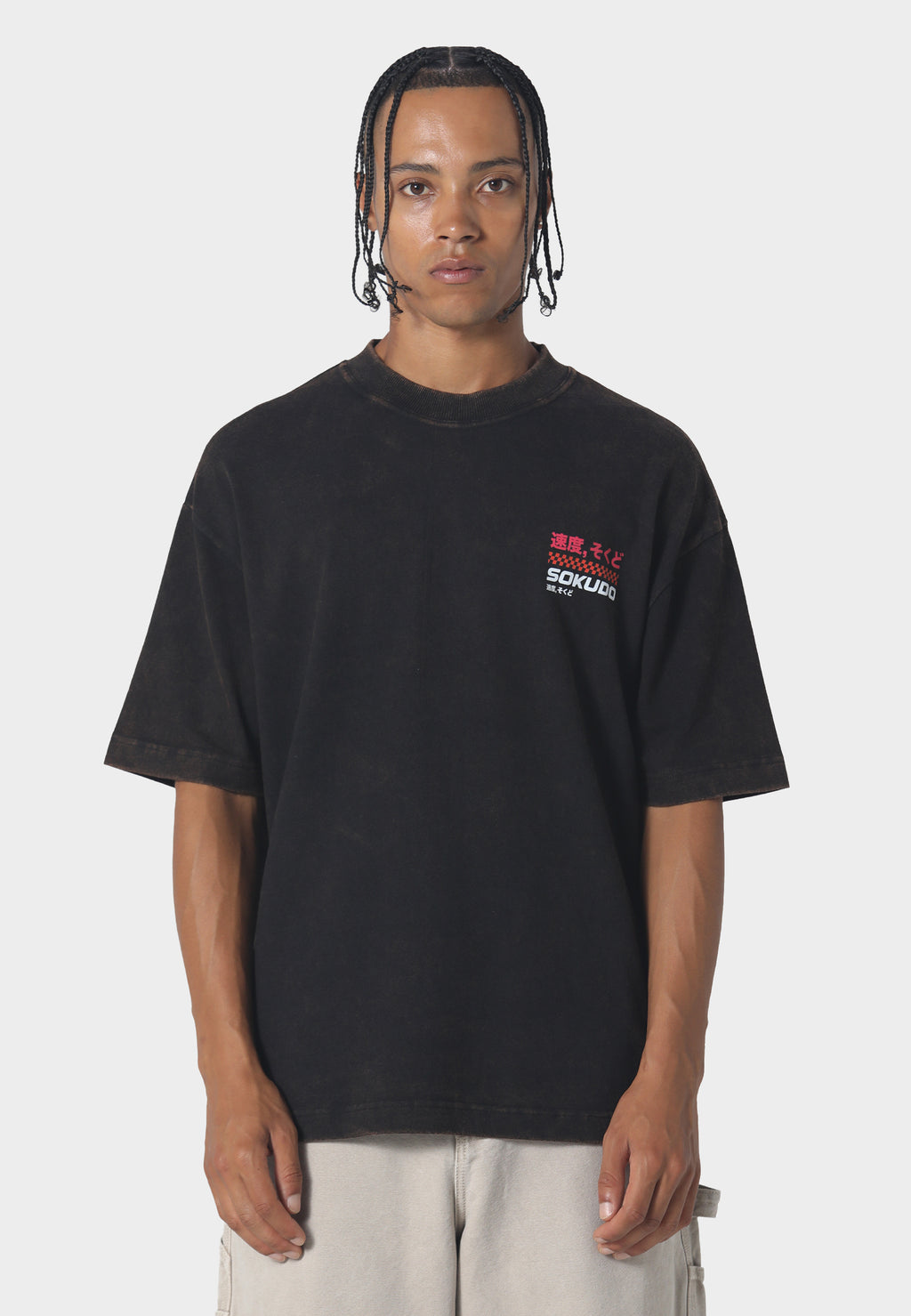 Hashiriya T-Shirt Washed Black