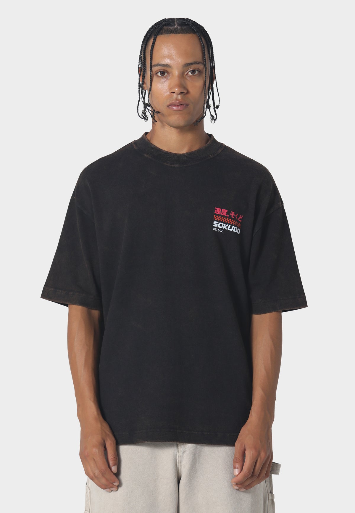 Hashiriya T-Shirt Washed Black