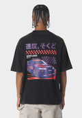 Hashiriya T-Shirt Washed Black