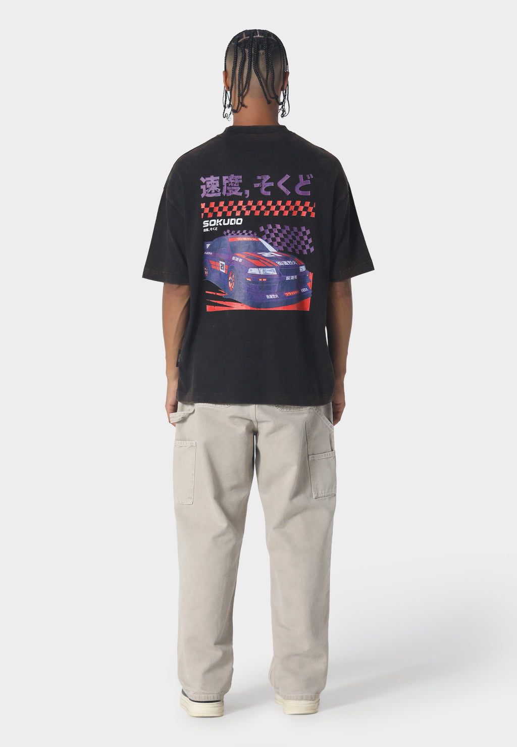 Hashiriya T-Shirt Washed Black