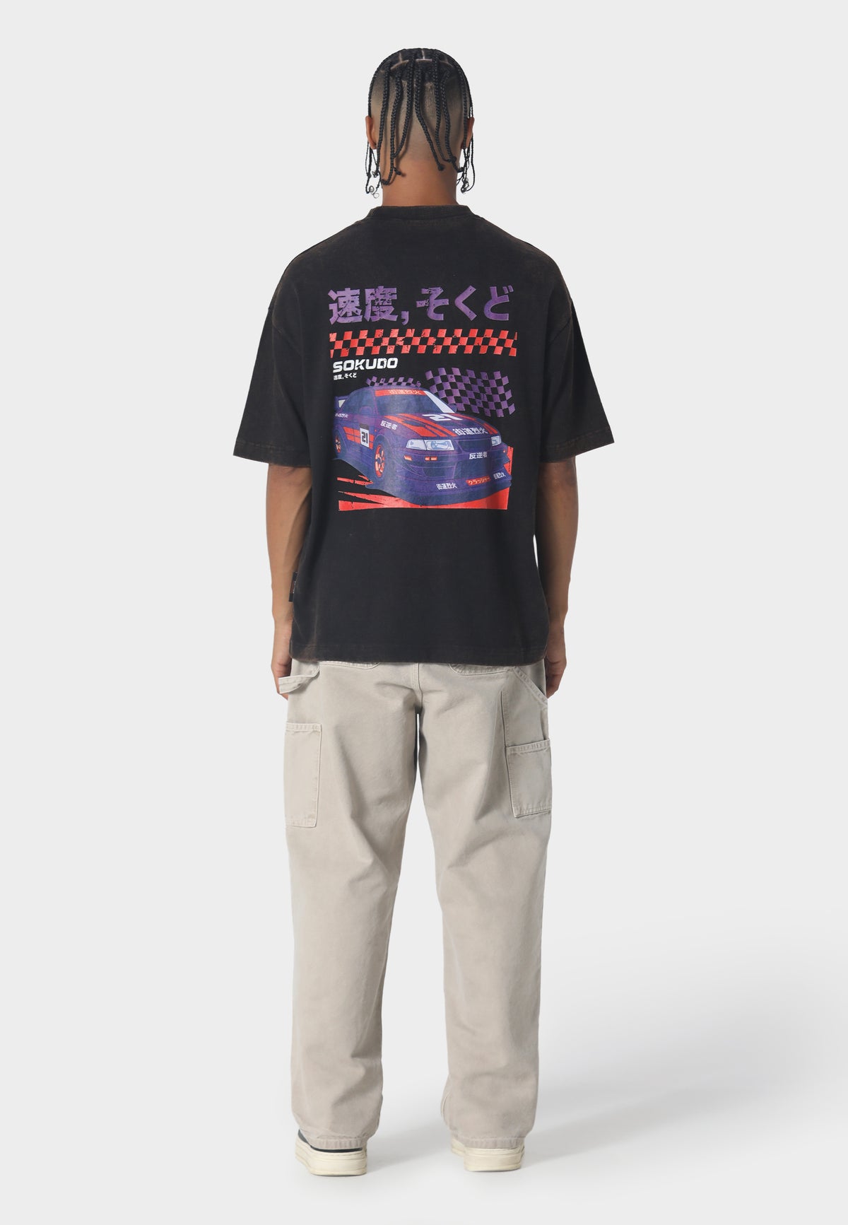 Hashiriya T-Shirt Washed Black