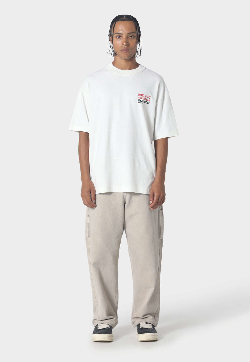 Hashiriya T-Shirt Washed White