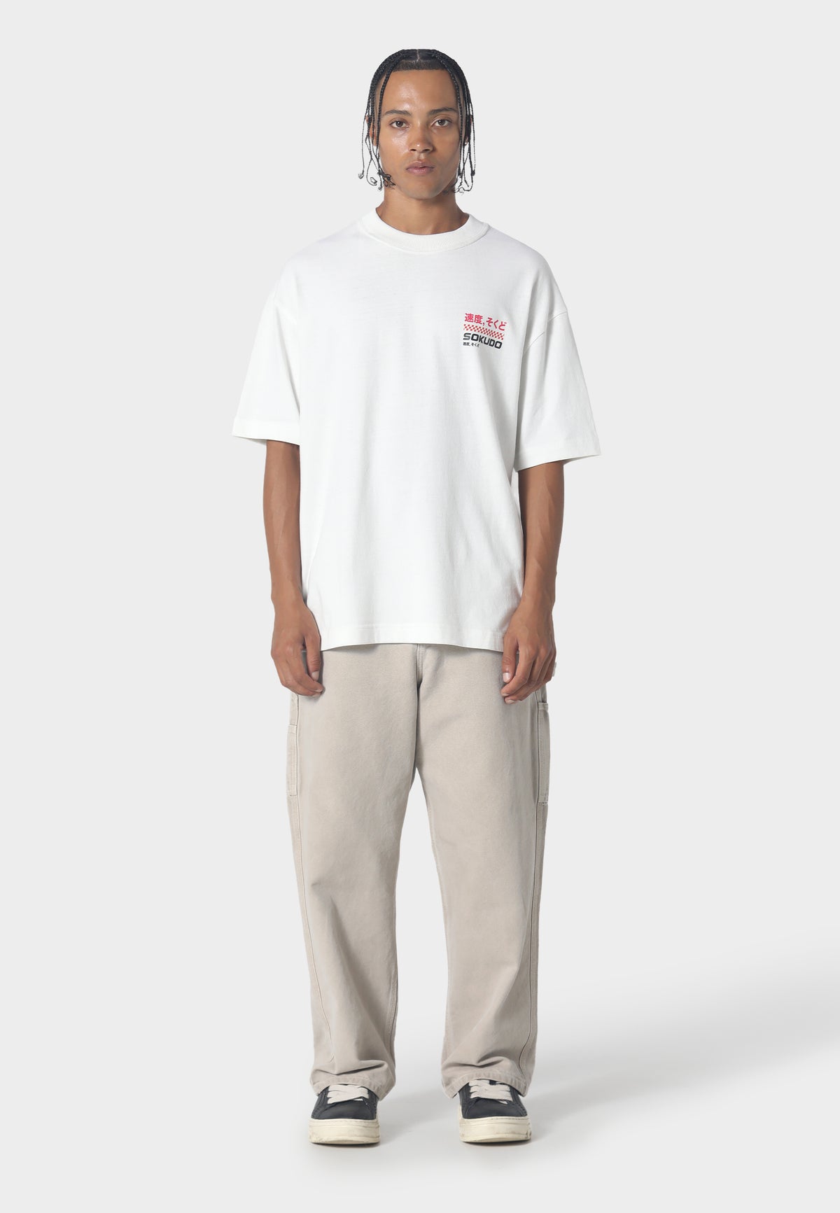 Hashiriya T-Shirt Washed White