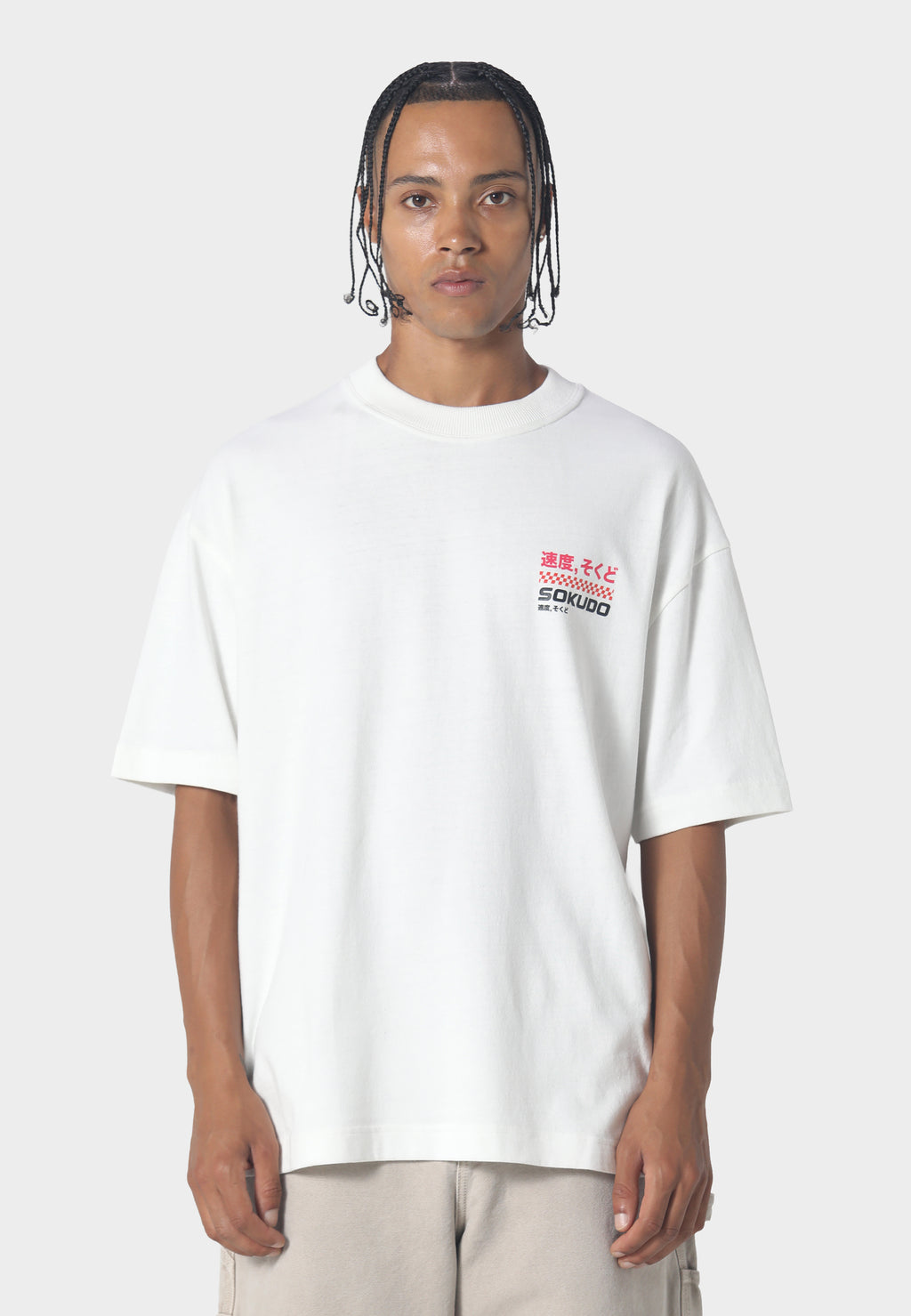 Hashiriya T-Shirt Washed White