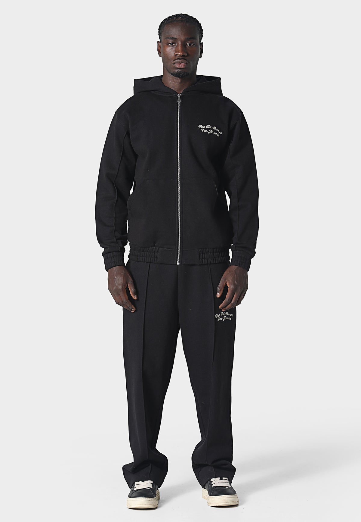 Horon Zip Hoodie Black