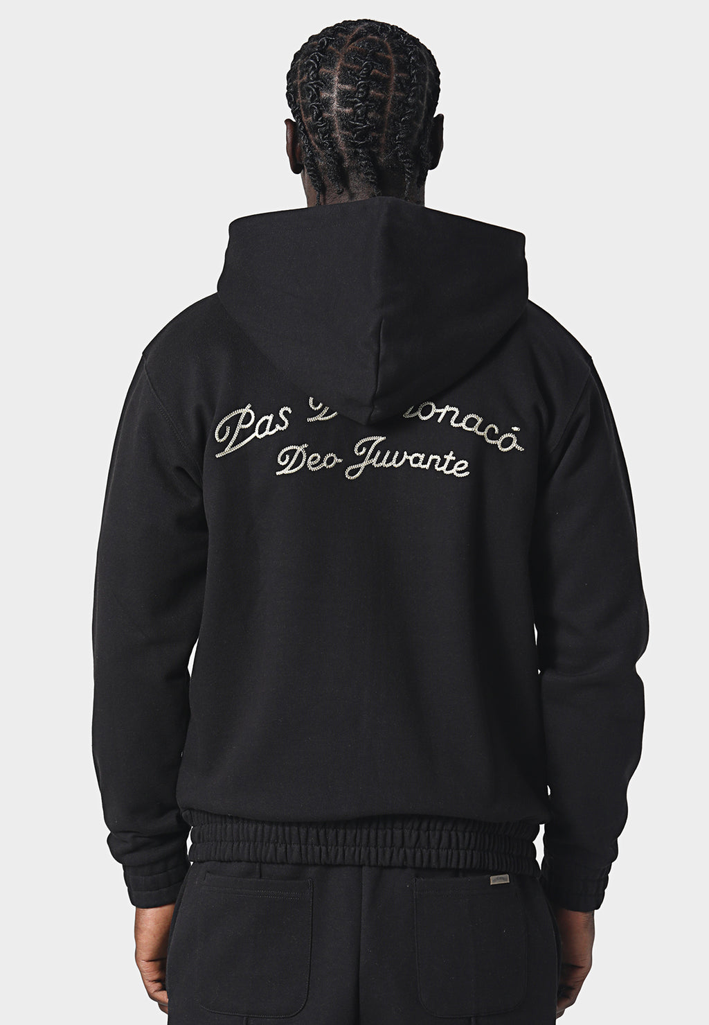 Horon Zip Hoodie Black