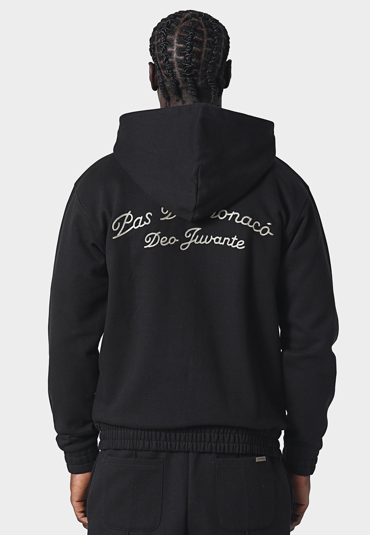 Horon Zip Hoodie Black