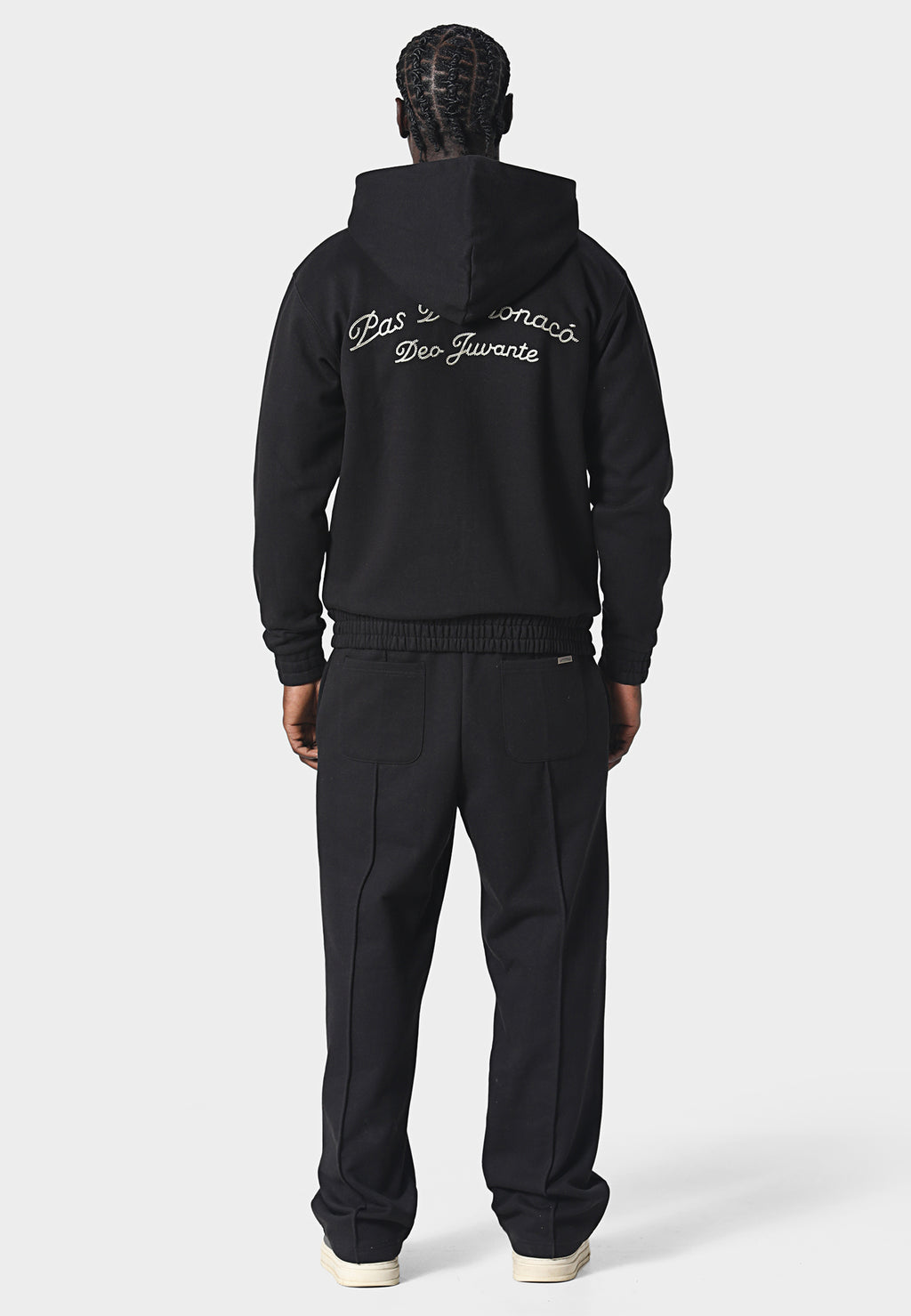 Horon Zip Hoodie Black