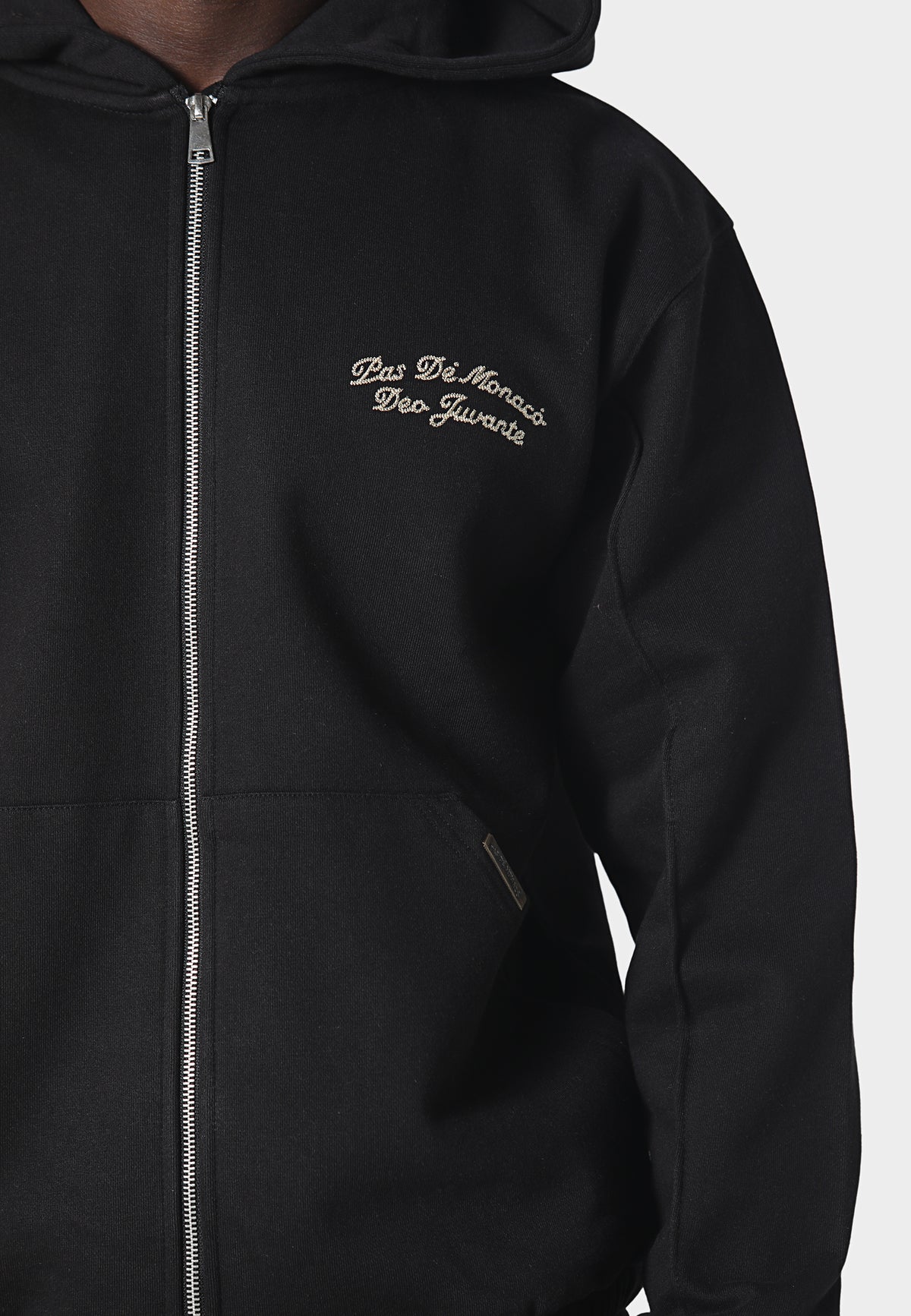 Horon Zip Hoodie Black