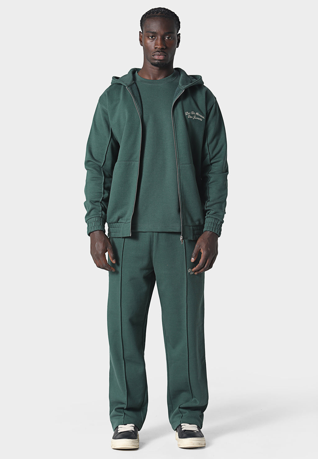 Horon Zip Hoodie Pedosa Green