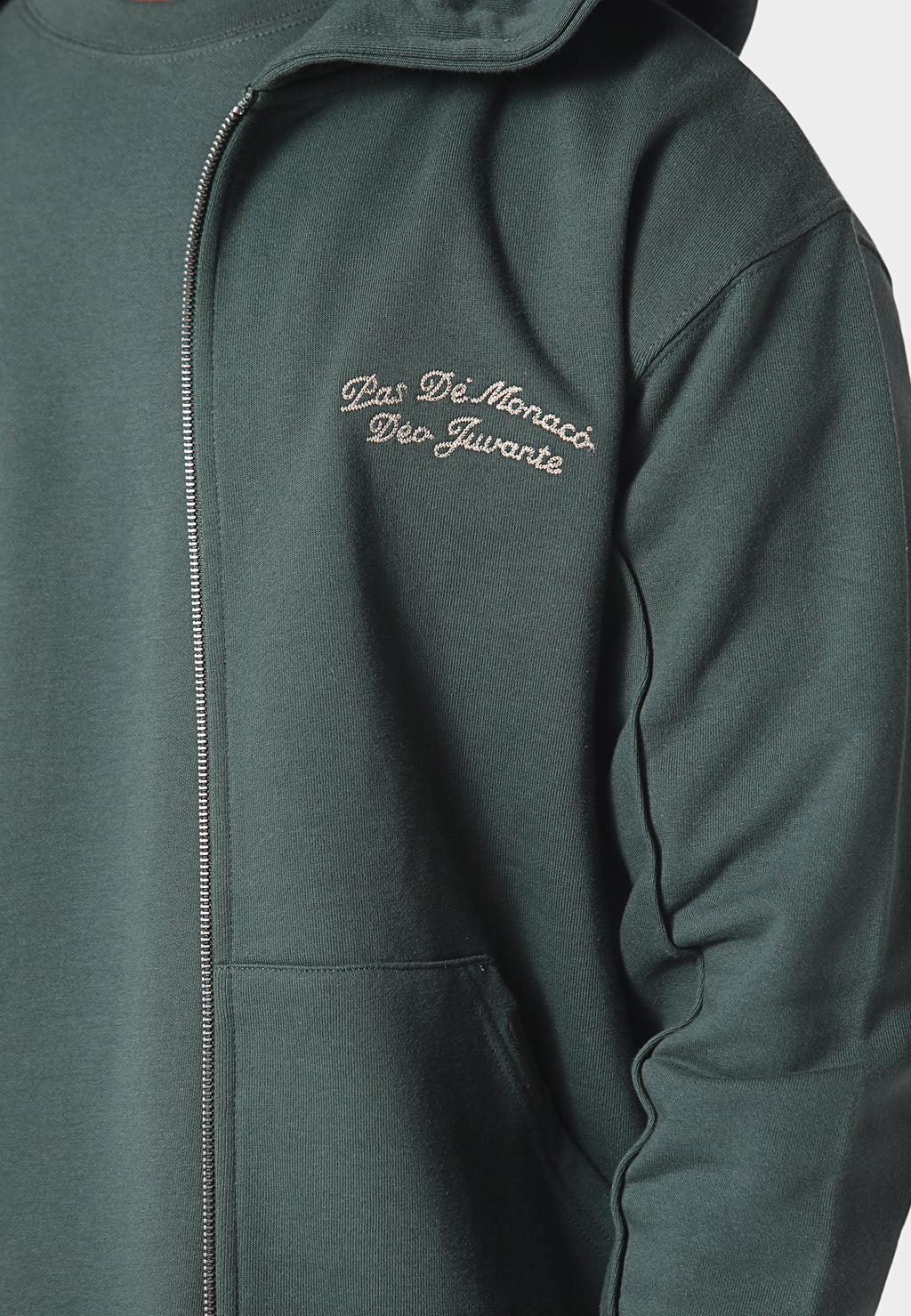 Horon Zip Hoodie Pedosa Green