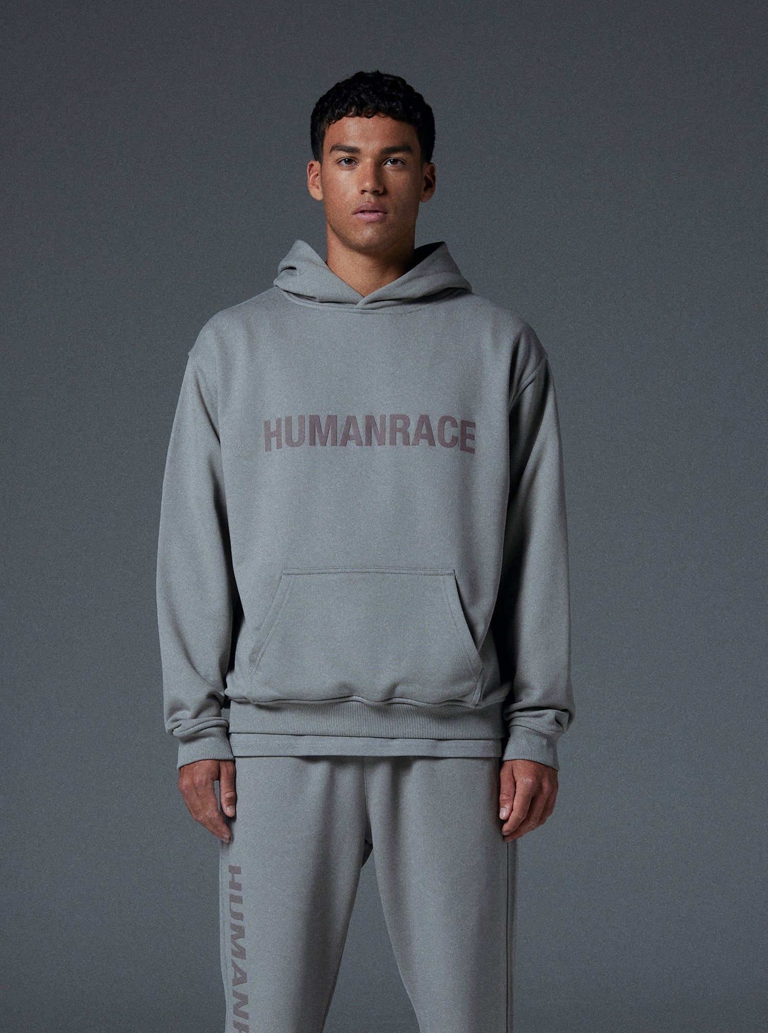 Human Hoodie in Desert Grey