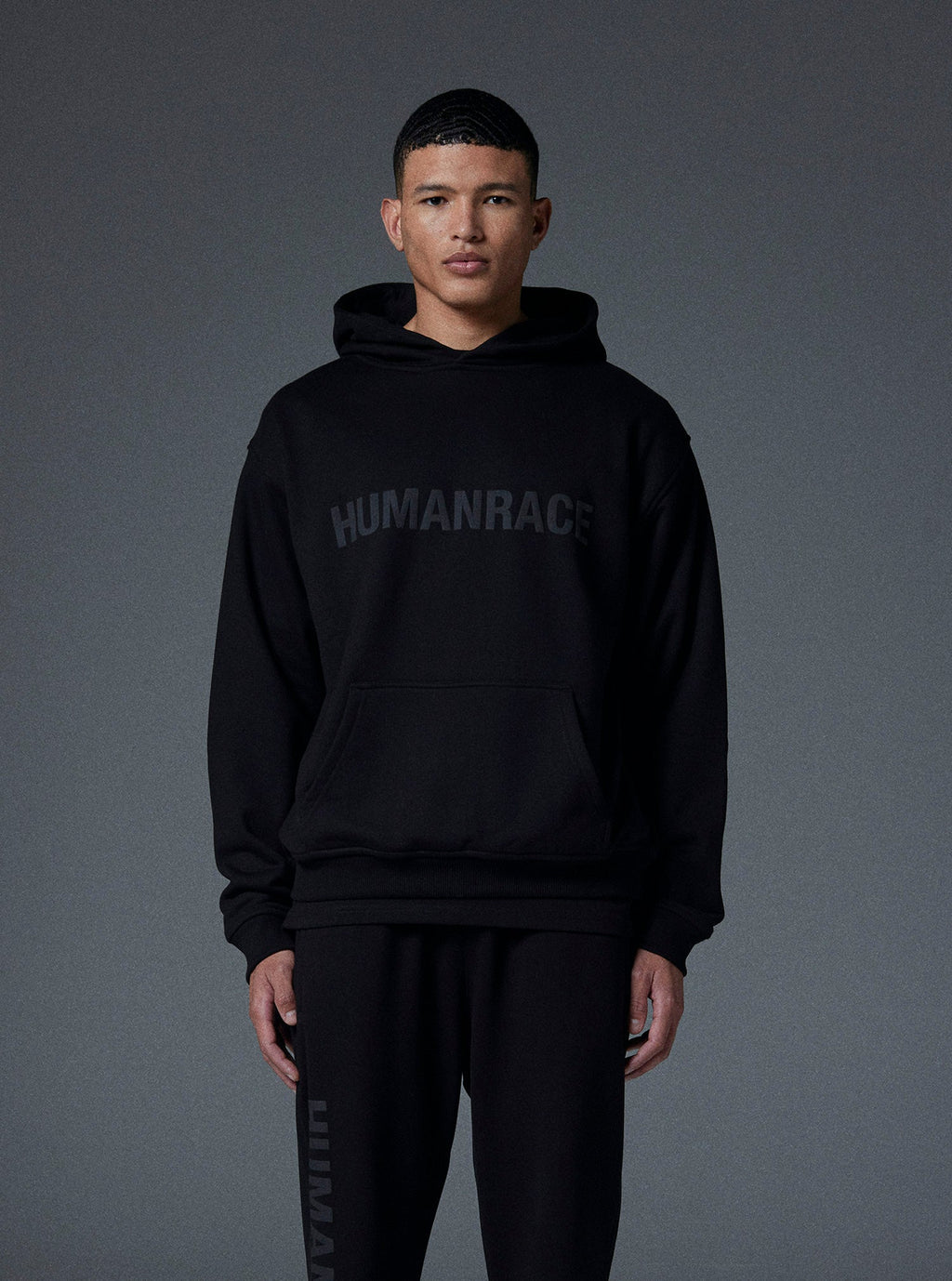 Human Hoodie in Jet Black