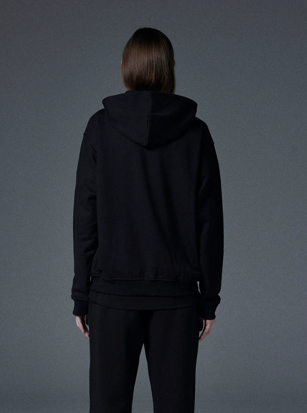Human Hoodie in Jet Black