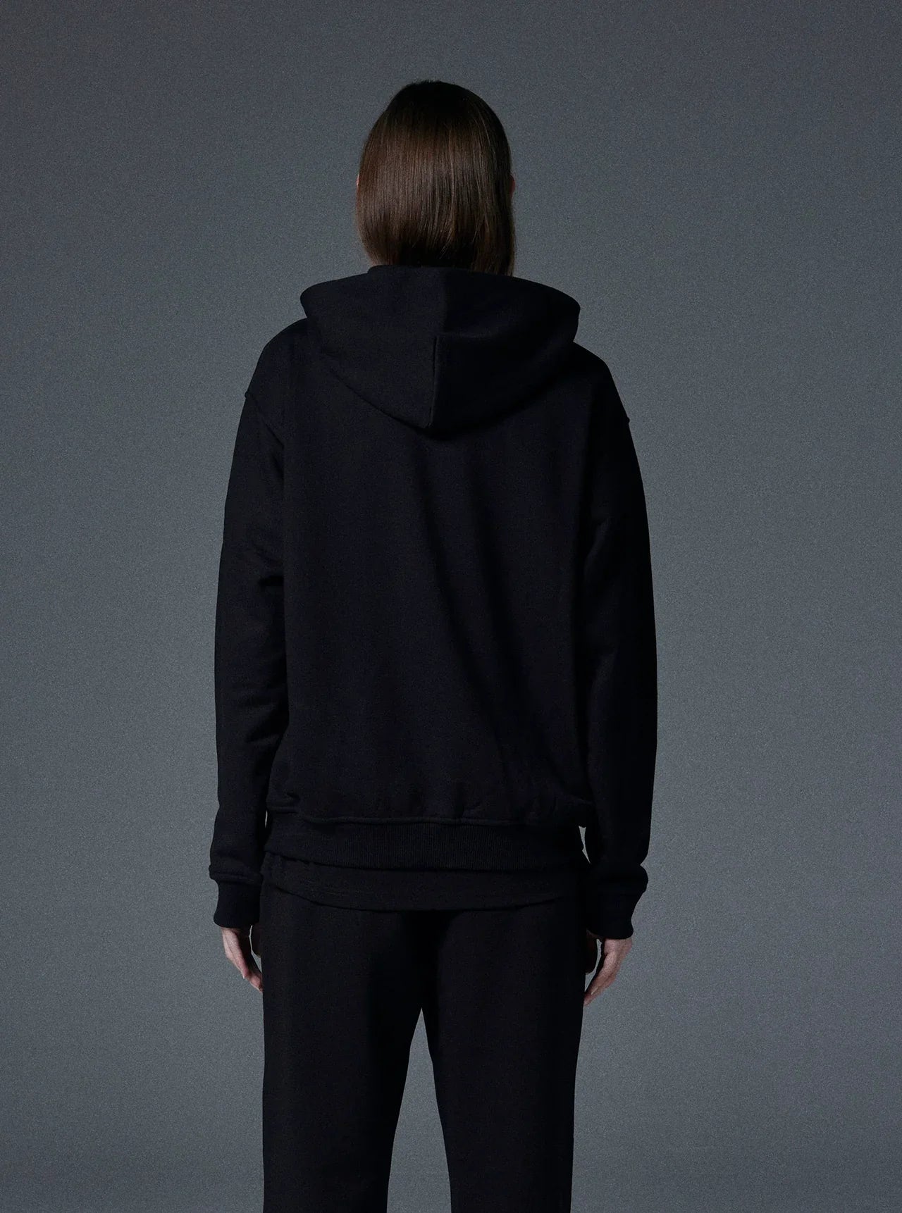 Human Hoodie in Jet Black