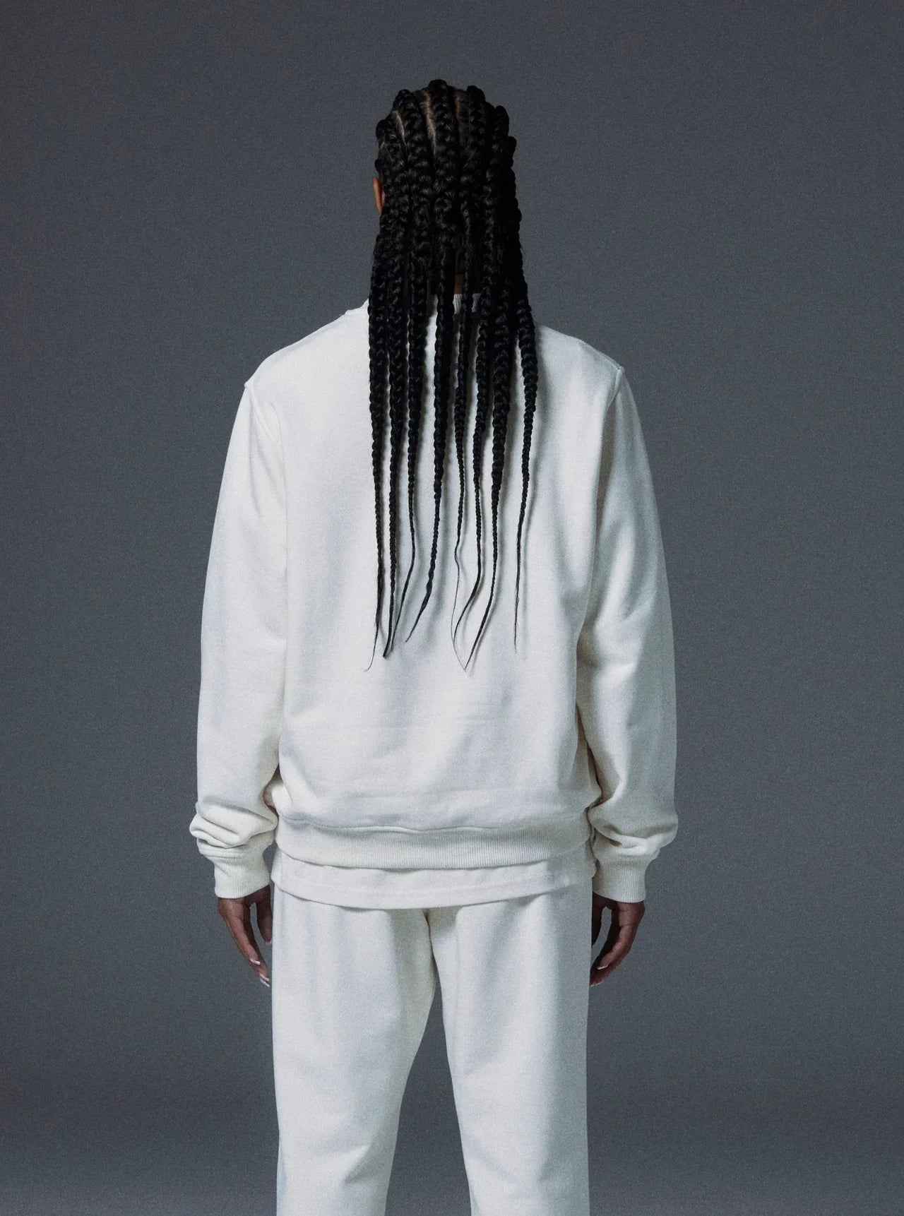 Planet Crewneck in Bone White