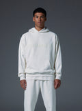 Human Hoodie in Bone White
