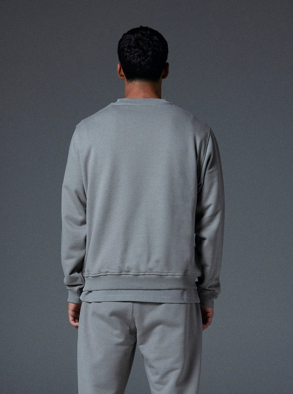 Planet Crewneck in Desert Grey