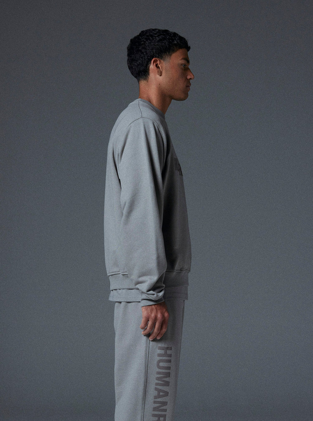 Planet Crewneck in Desert Grey