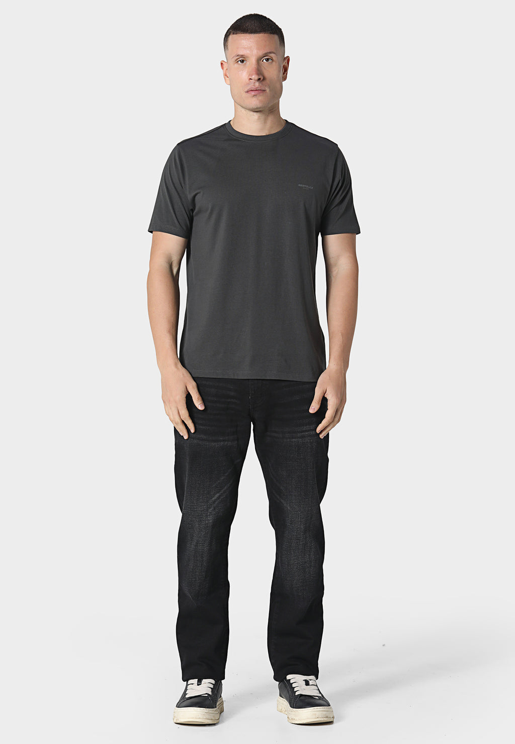 Icas T-Shirt Dusty Grey