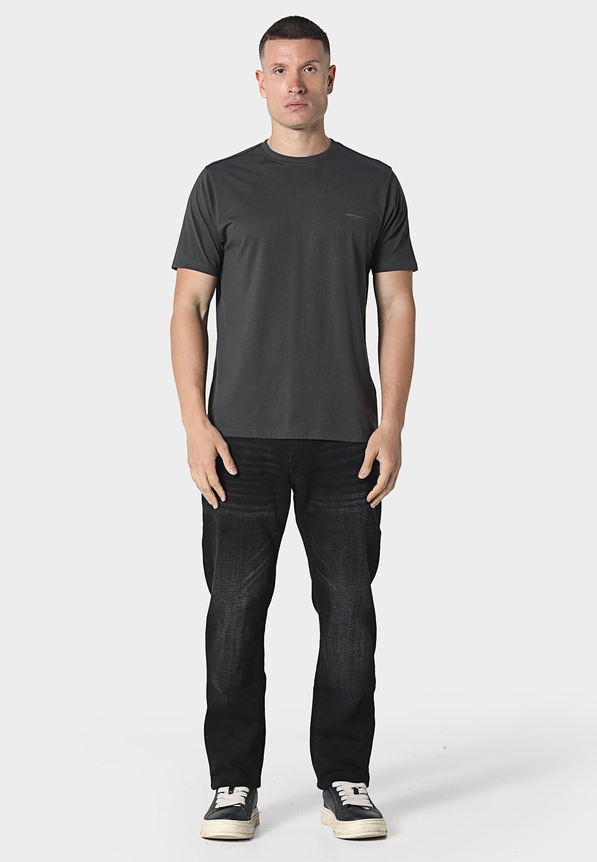 Icas T-Shirt Dusty Grey