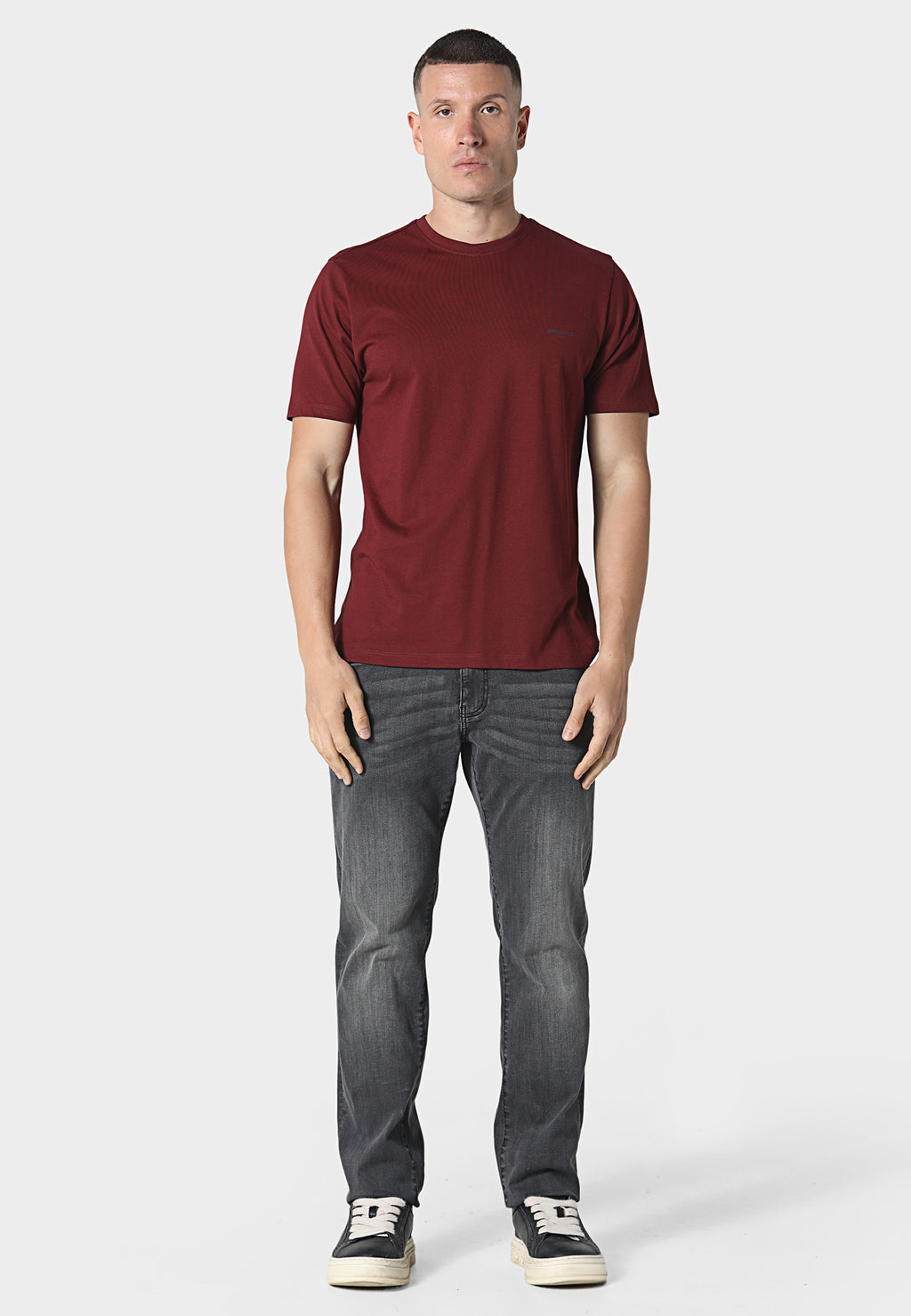 Icas T-Shirt Maroon