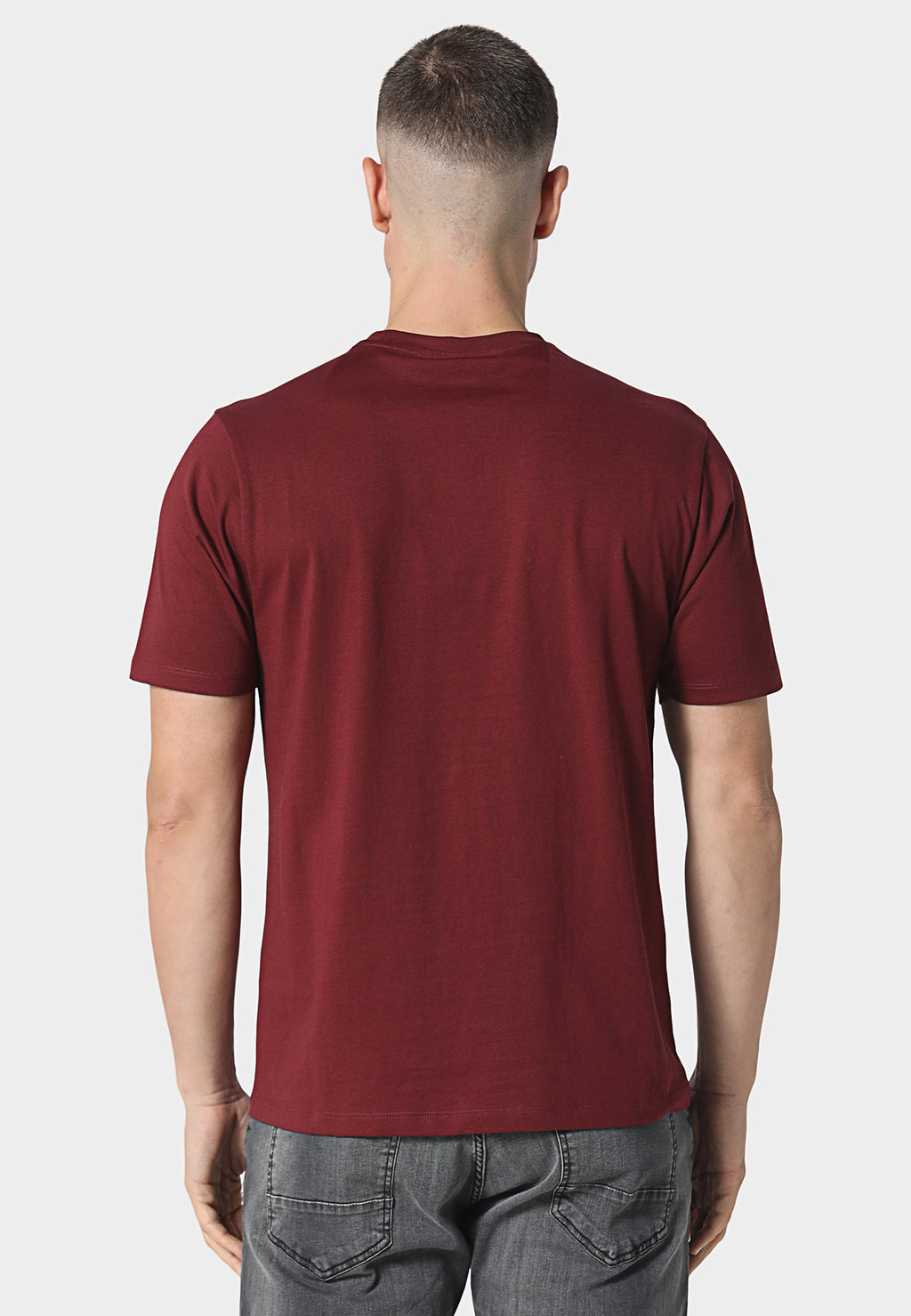 Icas T-Shirt Maroon