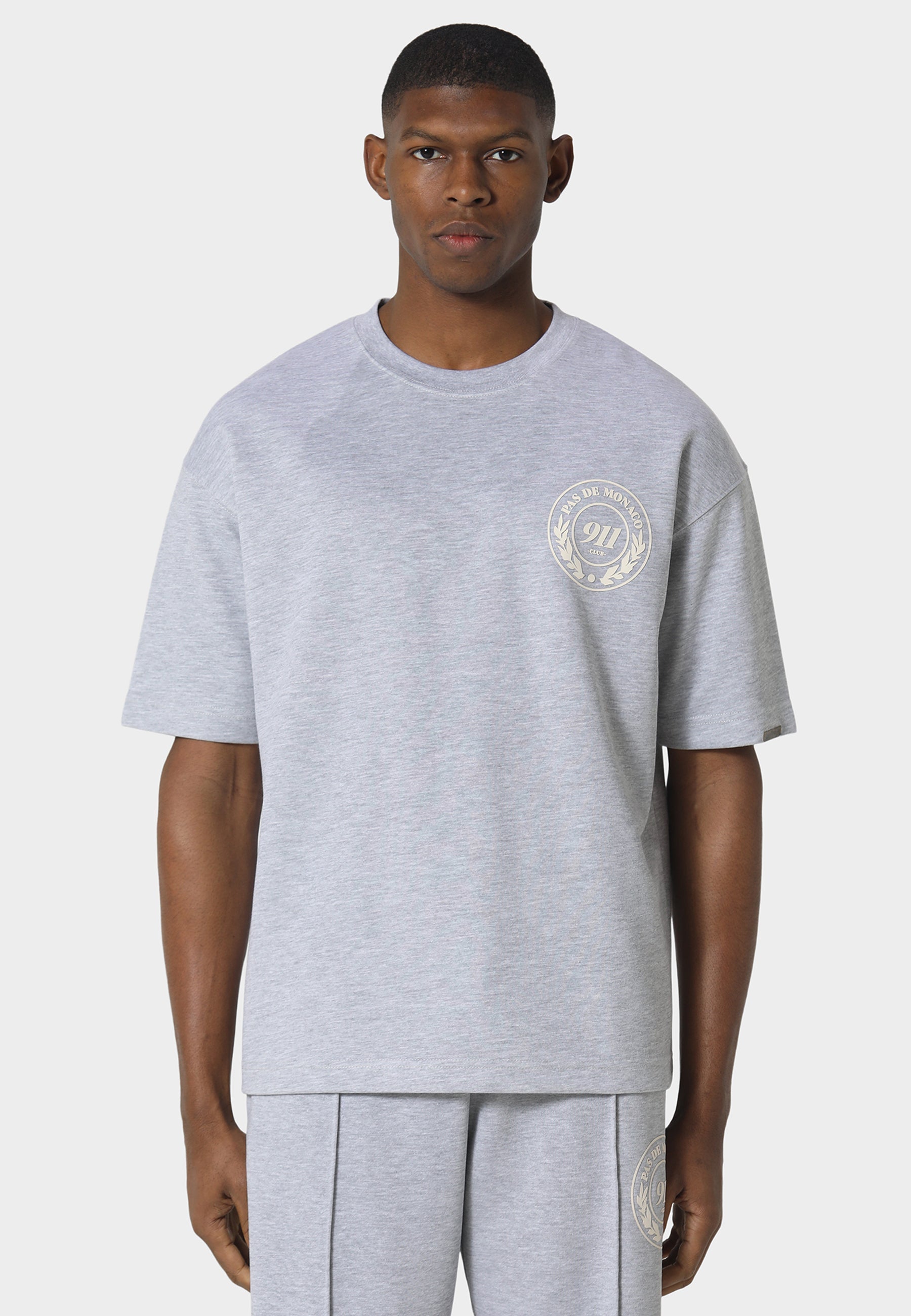 Icon 911 Marl Grey T-Shirt