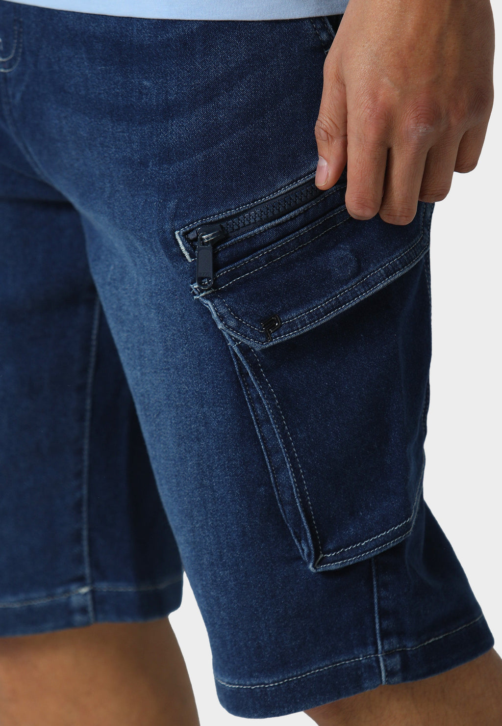Kanturk Mid Wash Denim Shorts