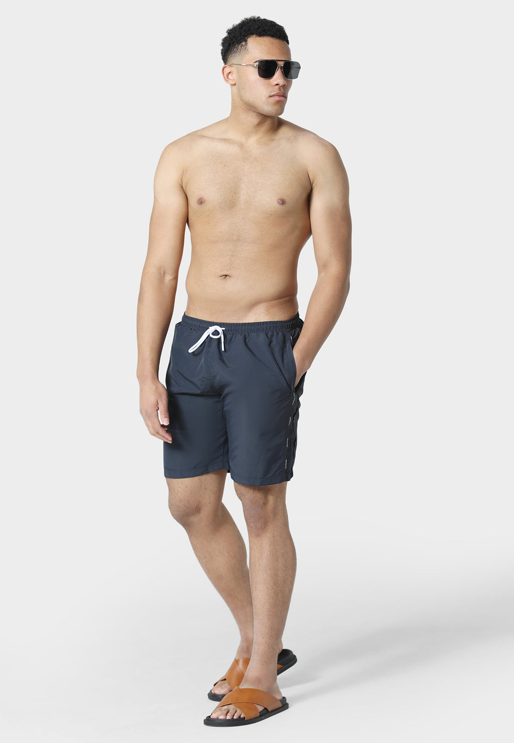Kawartha True Navy Swimshorts