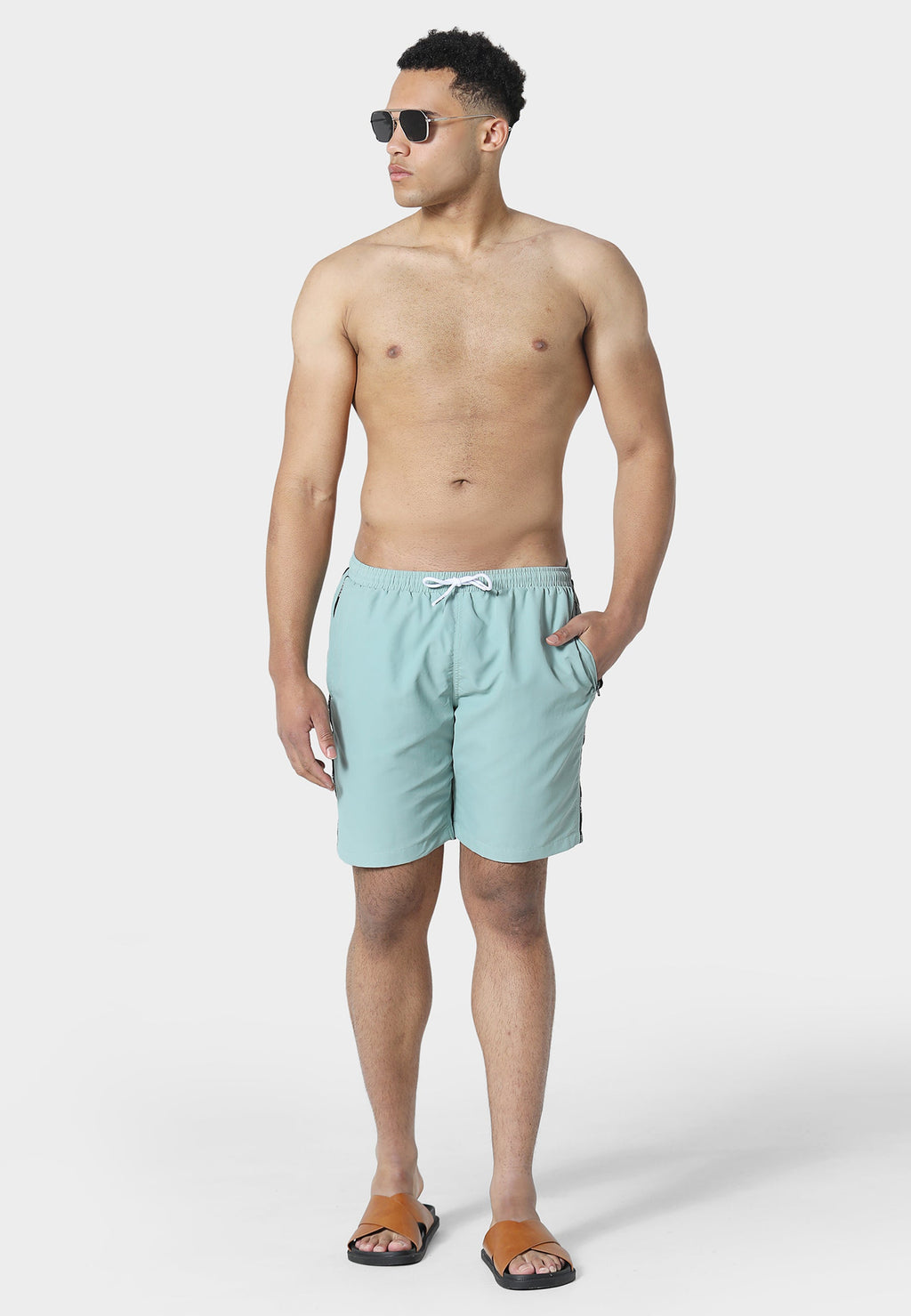 Kawartha Pale Aqua Swimshorts