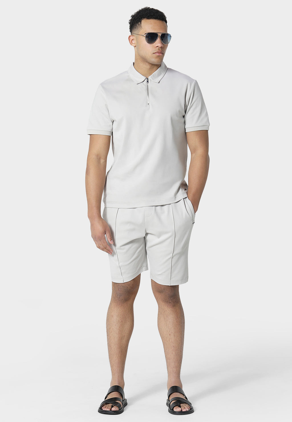 Kitmat Light Grey Polo Shirt