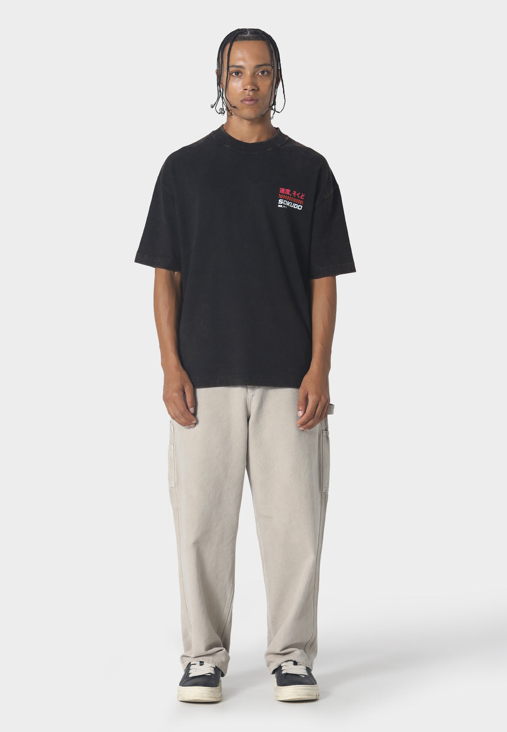Kousoku T-Shirt Washed Black